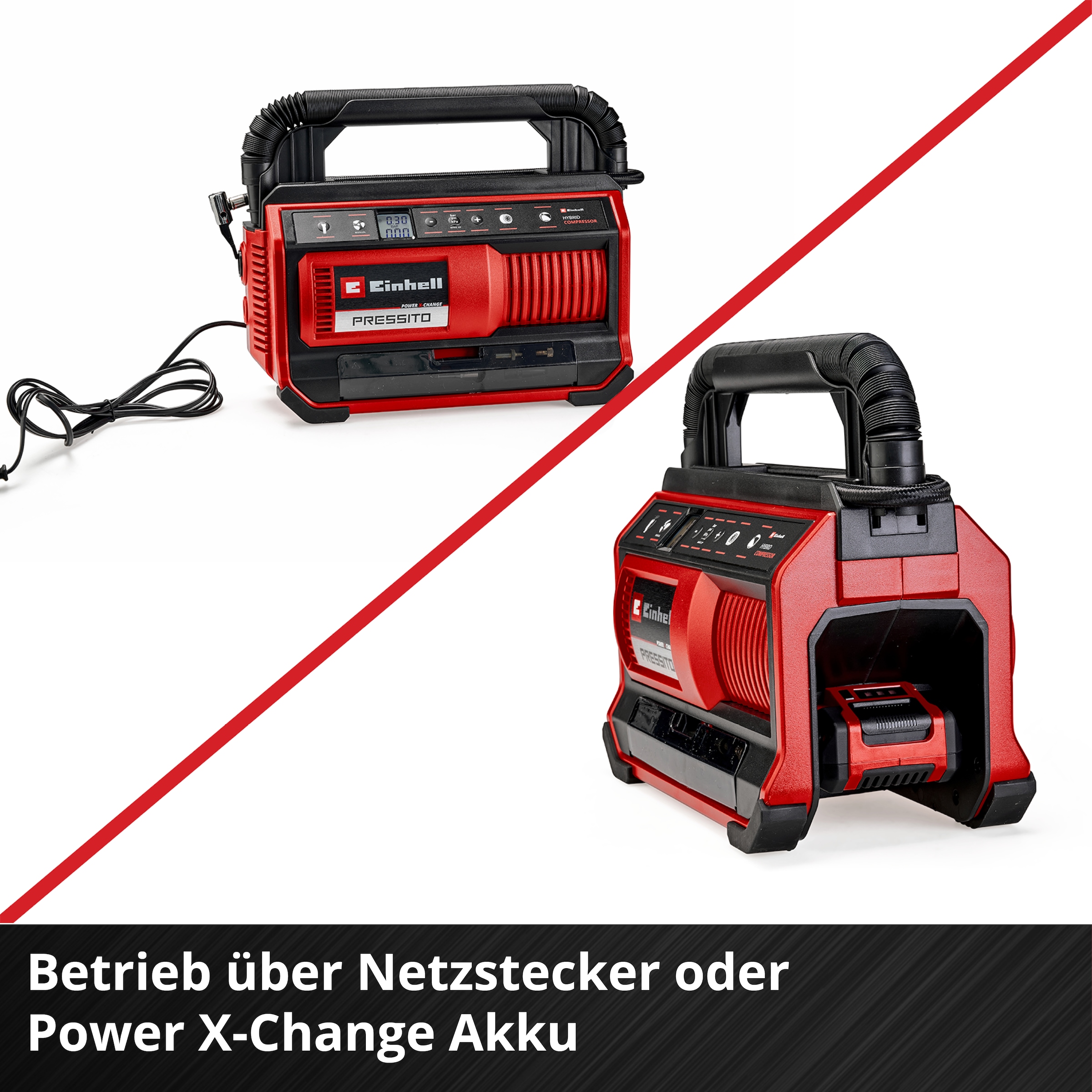 Einhell Kompressor »PRESSITO 18/25 Hybrid«, ohne Akku und Ladegerät
