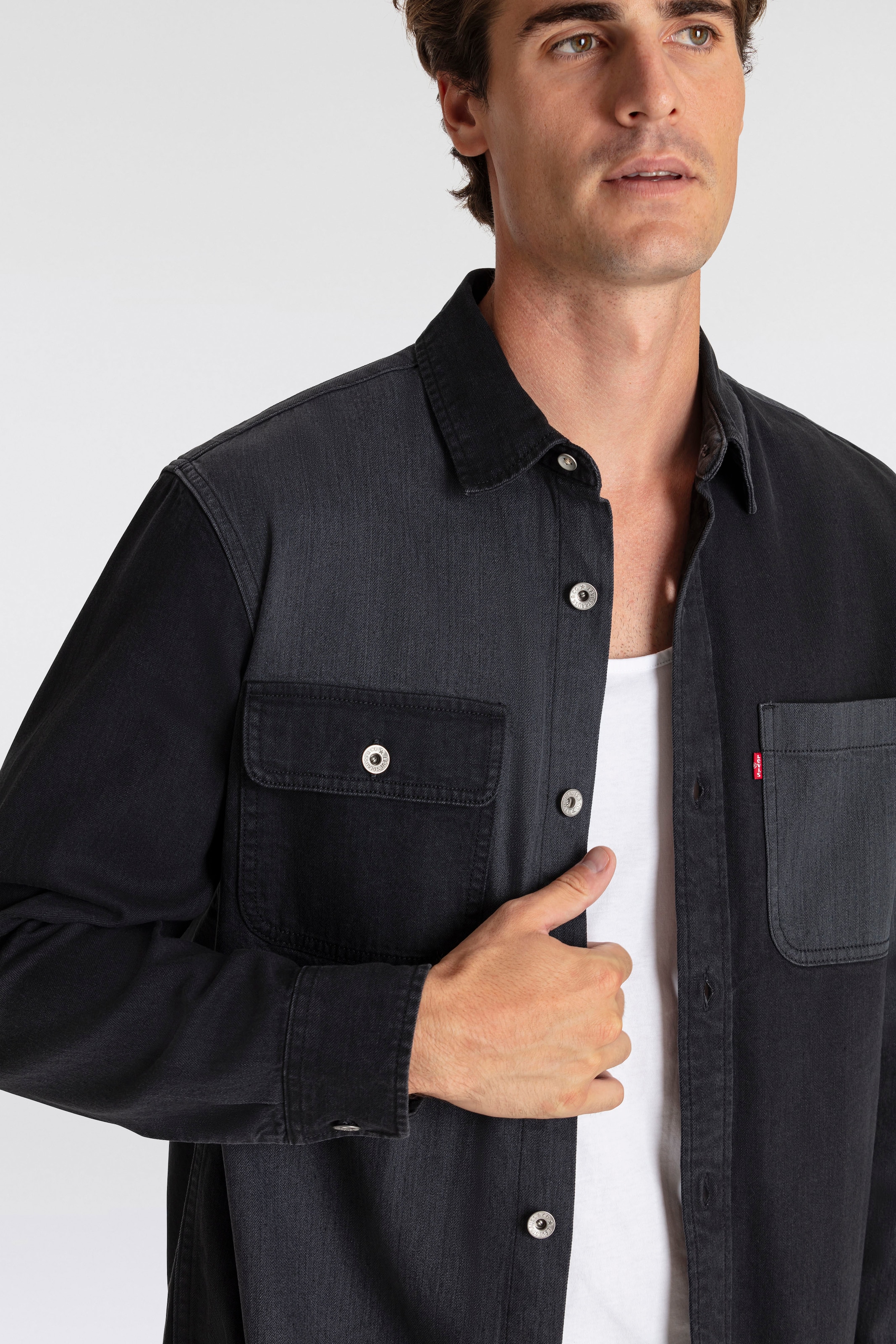 Levi's® Hemdjacke »UTILITY SHACKET«, ohne Kapuze, mit zwei Brusttaschen