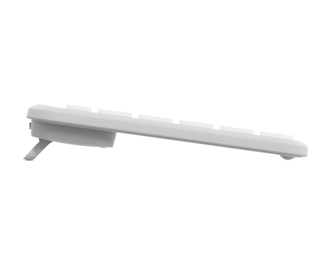 Logitech Tastatur- und Maus-Set »Signature Slim Combo MK950 - OFF WHITE - UK - INTNL-973«, (Set), Leistungsstarkes Arbeiten