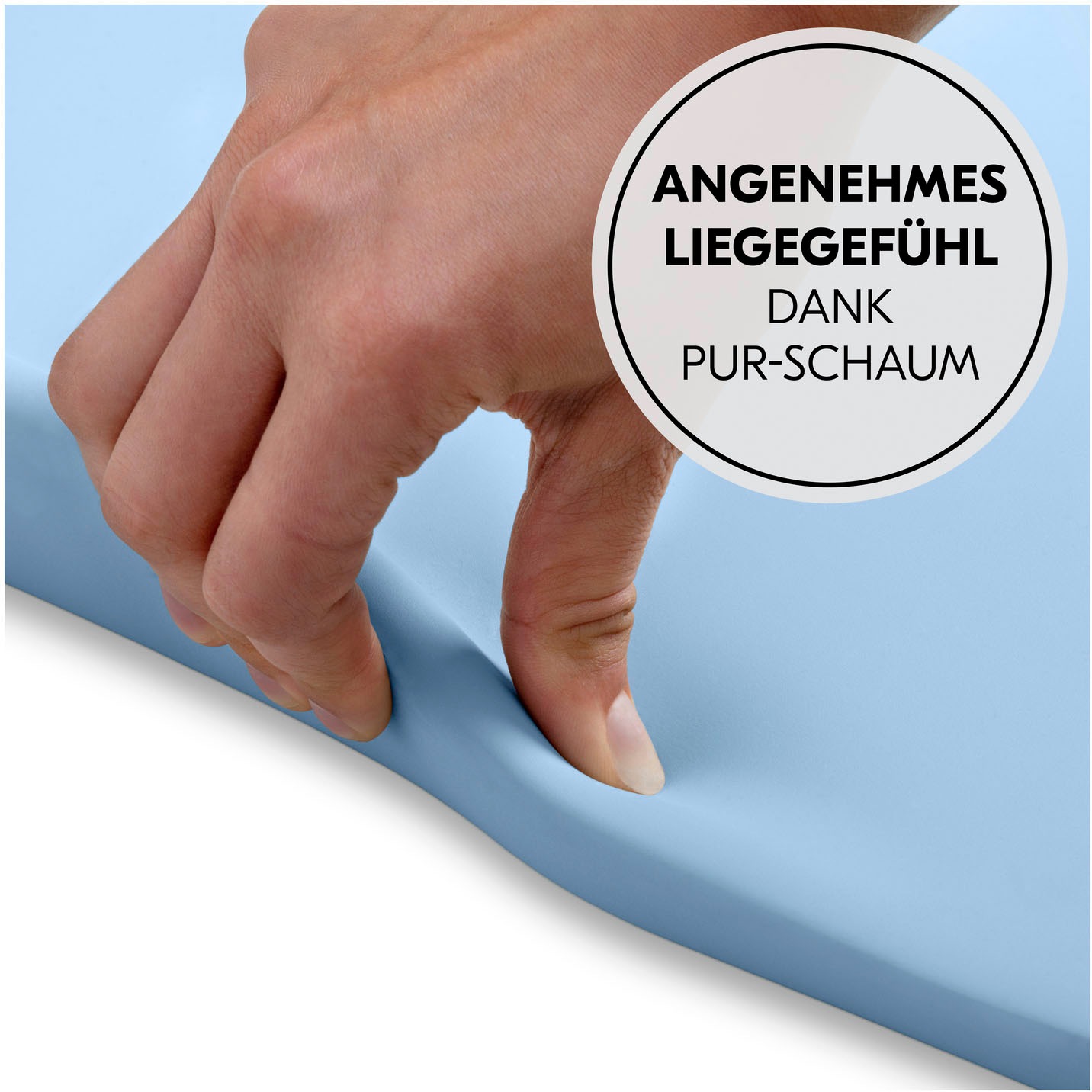 Hauck Wickelauflage »Change N Clean, Light Blue«