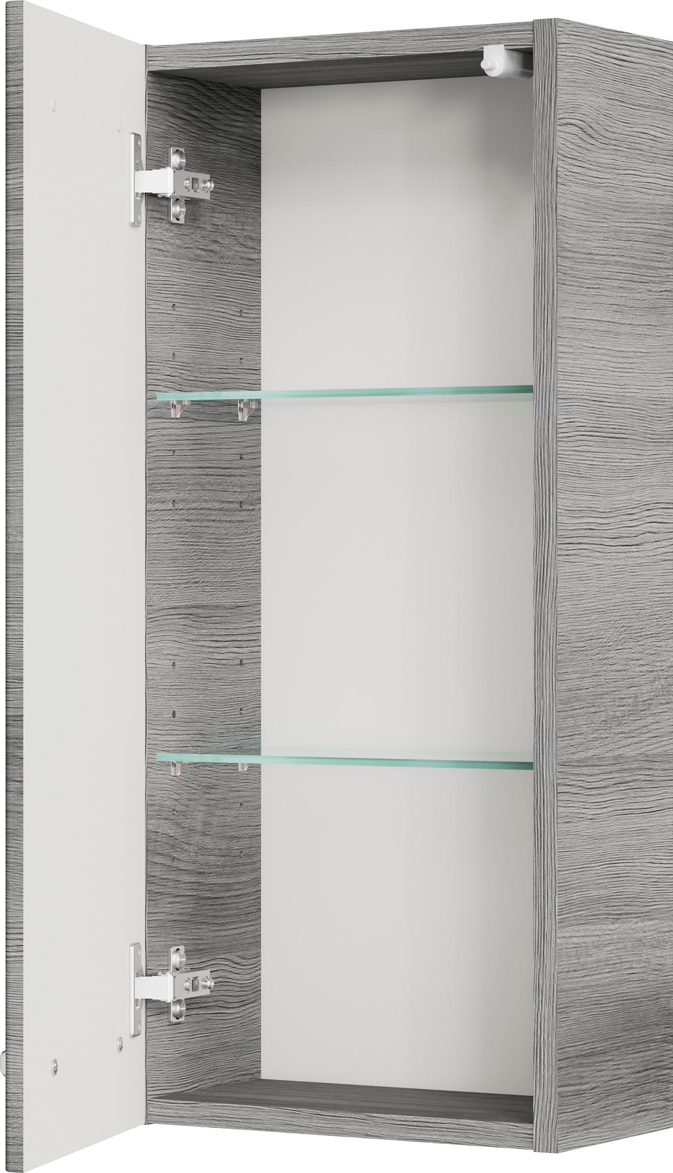 Saphir Badmöbel-Set »Quickset 328 5-teilig, Waschbeckenunterschrank mit LED-Spiegelschrank«, (5 St.), Badezimmer Set inkl. Türdämpfer, Badschrank, ohne Waschbecken, 8 Türen
