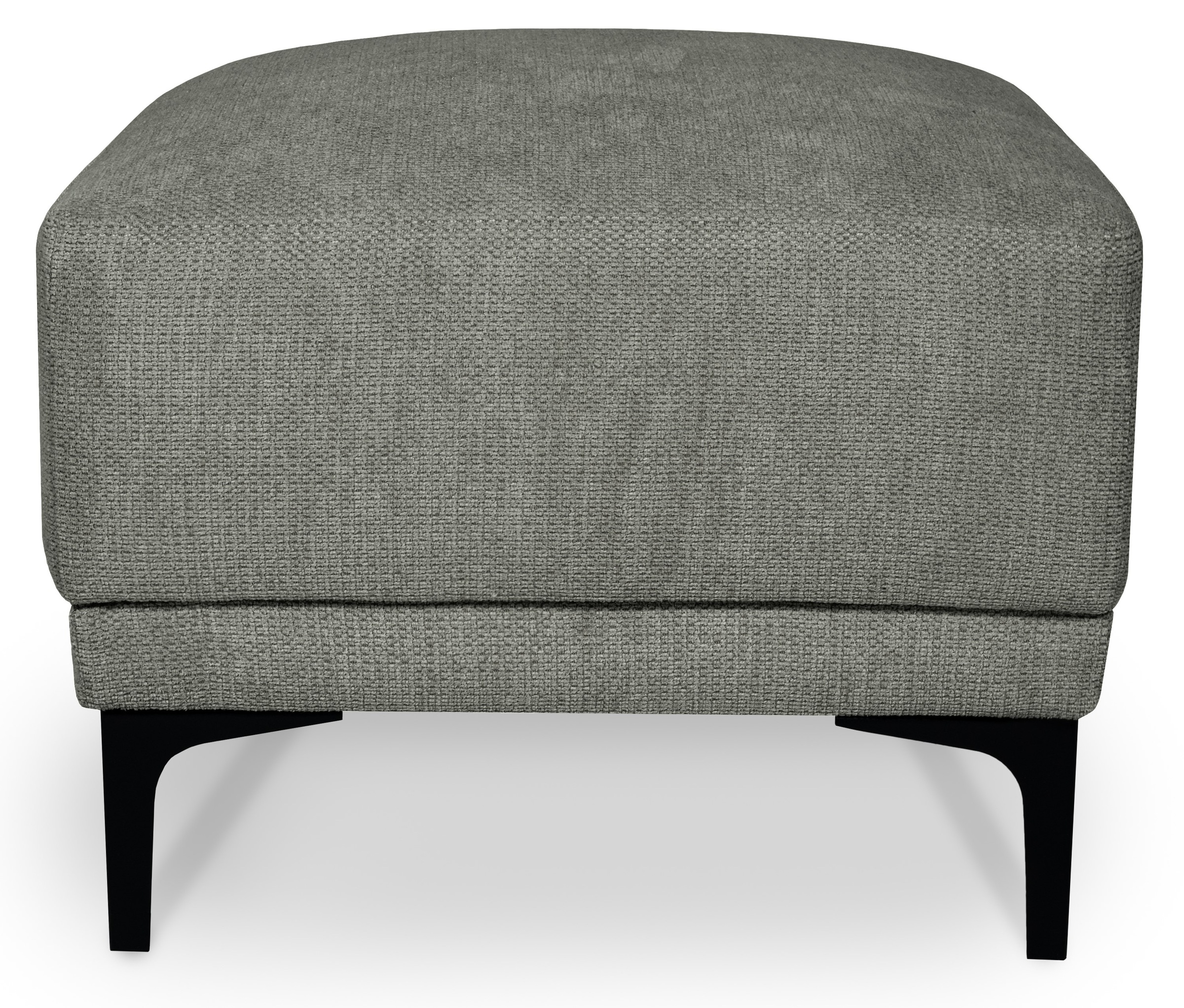 Places of Style Polsterhocker »Xander«, Breite 58 cm, Soft-Touch Chenille, schwarze Metallfüße