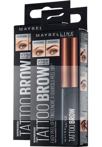 MAYBELLINE NEW YORK Augenbrauen-Gel »Tattoo Brow« (2 tlg.)...