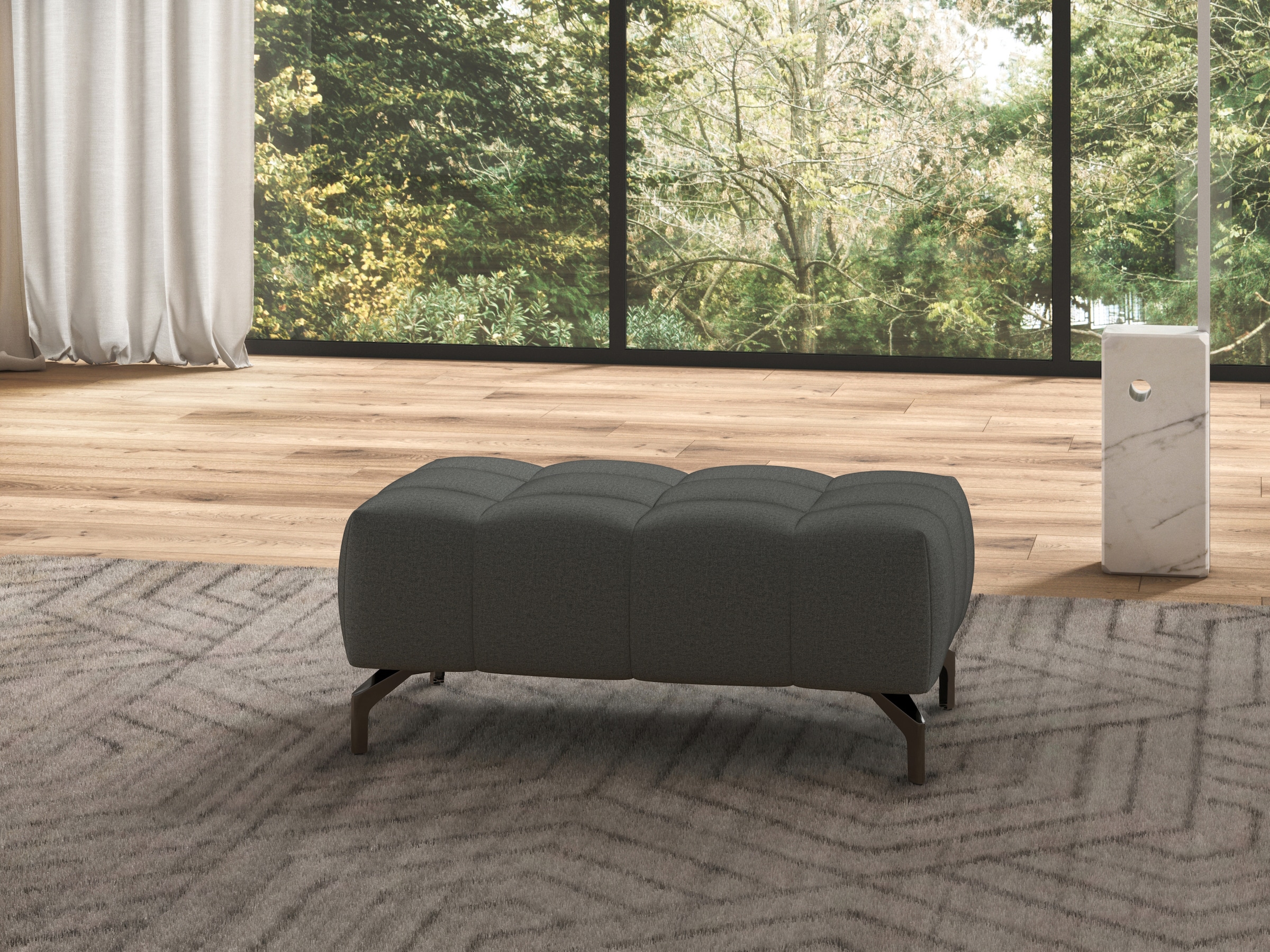 sit&more Hocker "Cool", mit schwarzen Füßen günstig online kaufen
