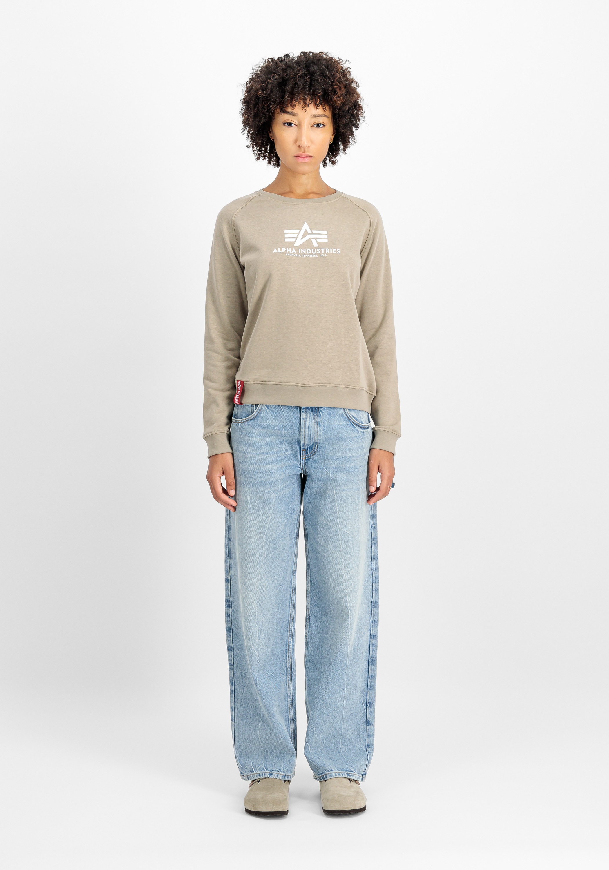 Alpha Industries Sweater "Alpha Industries Women - Sweatshirts New Basic Sw günstig online kaufen