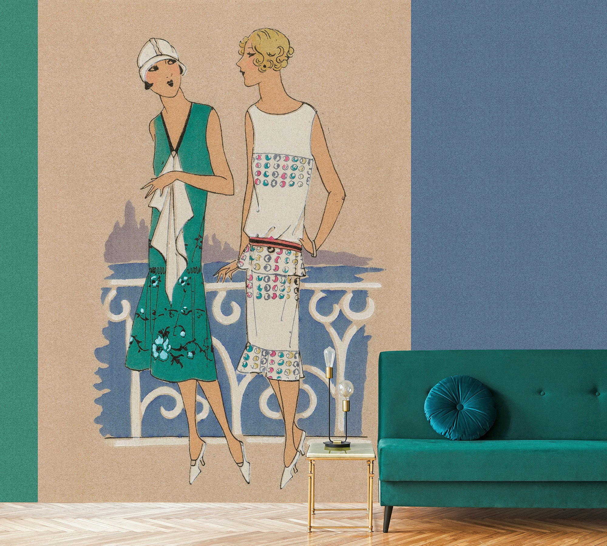living walls Fototapete »Walls by Patel Parisienne«, Vlies, Wand