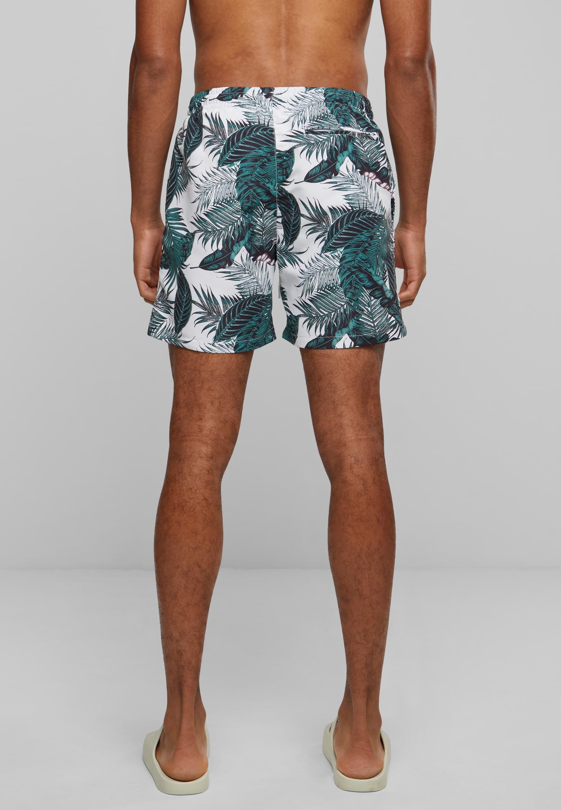 URBAN CLASSICS Badeshorts »Urban Classics Herren Pattern Swim Shorts«