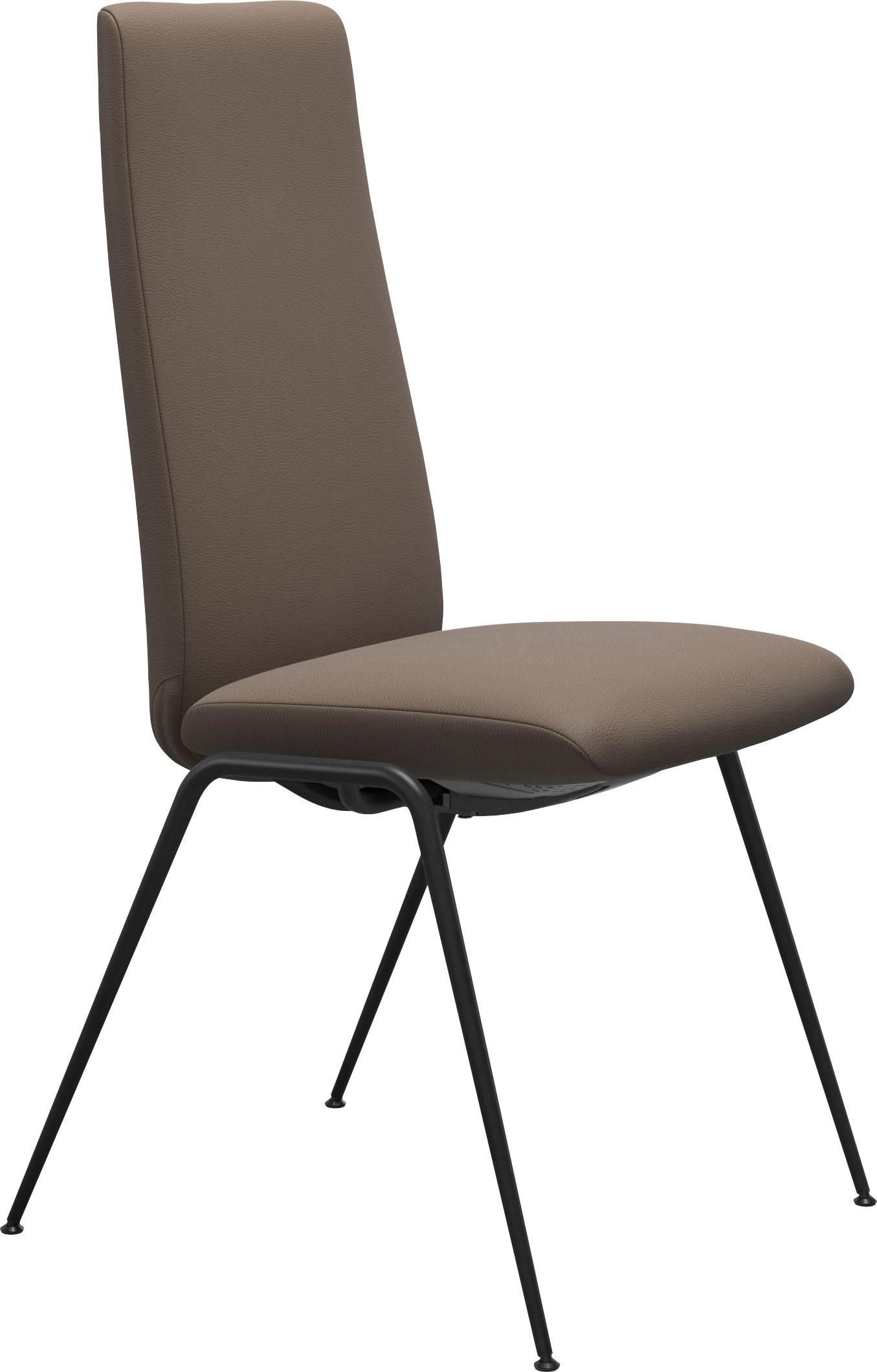 Stressless® Polsterstuhl »Laurel«, Leder BATICK, High Back, Größe M, mit Beinen aus Stahl in Schwarz matt