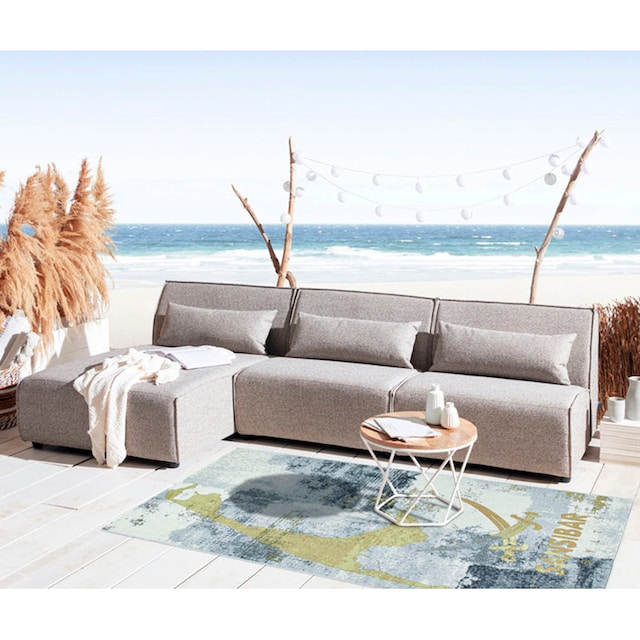 Sansibar Teppich »Rantum Beach SA-028«, rechteckig, Flachgewebe, modernes  Design, Motiv Sylt, In- und Outdoor geeignet kaufen | BAUR