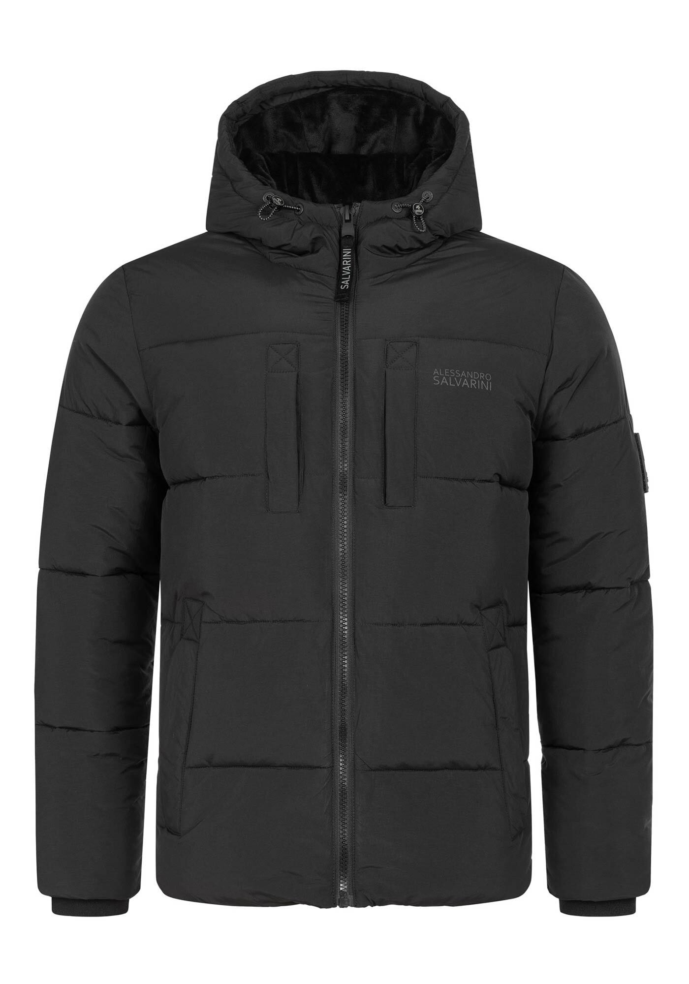 Alessandro Salvarini Winterjacke »ASKelvin«, innen komplett mit warmem Teddyfell