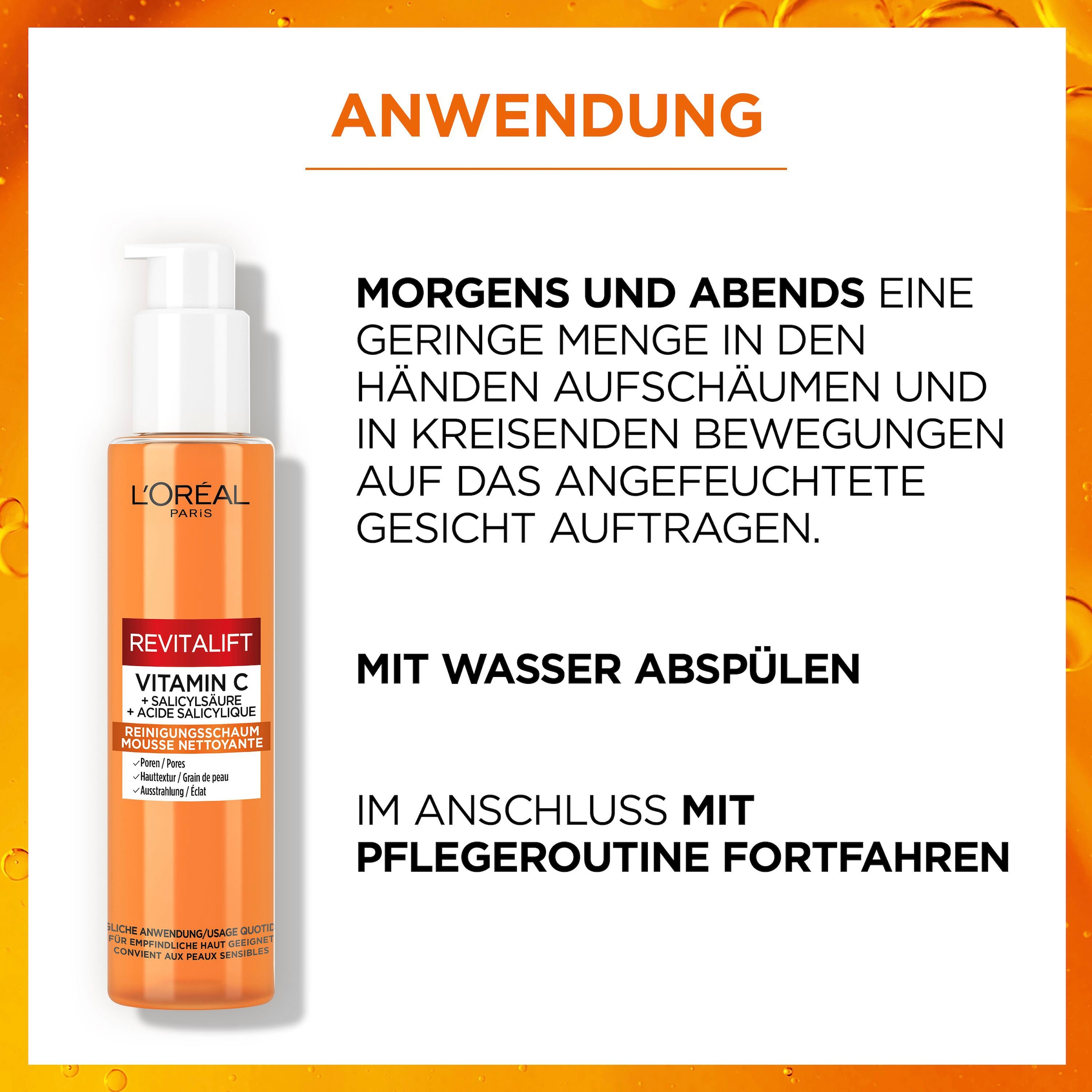L'ORÉAL PARIS Gesichts-Reinigungsschaum »Revitalift Clinical«, mit hoher Wirkungskraft