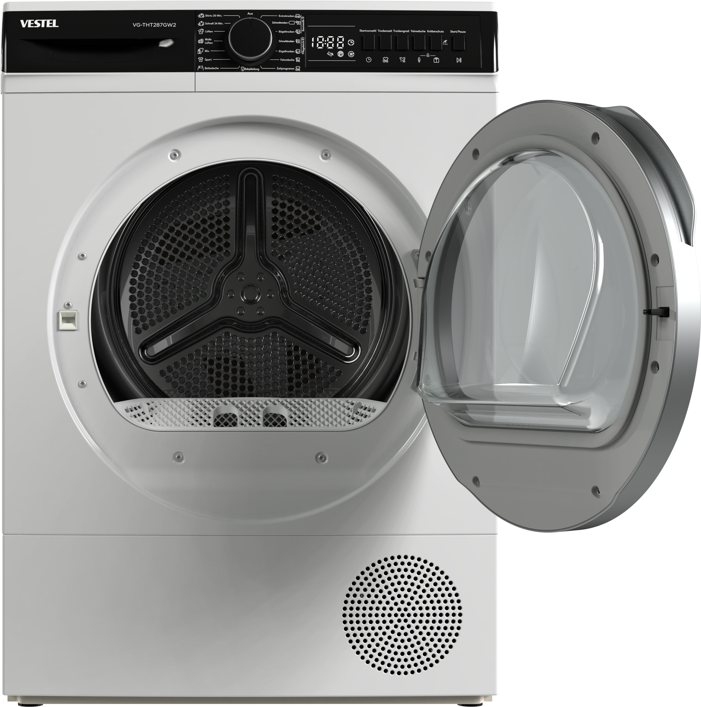 VESTEL Wärmepumpentrockner »VG-THT287GW2«, 8 kg