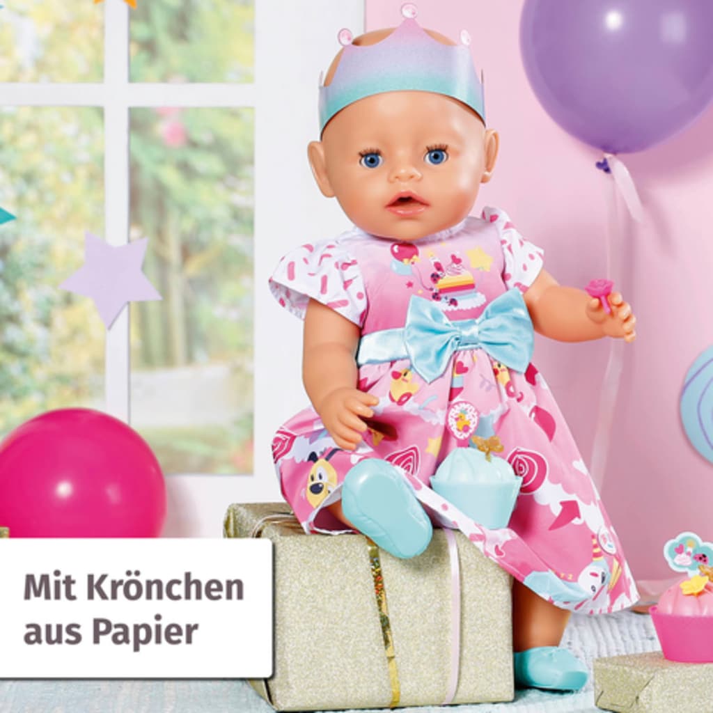 Baby Born Puppenkleidung »Deluxe Geburtstag, 43 cm«