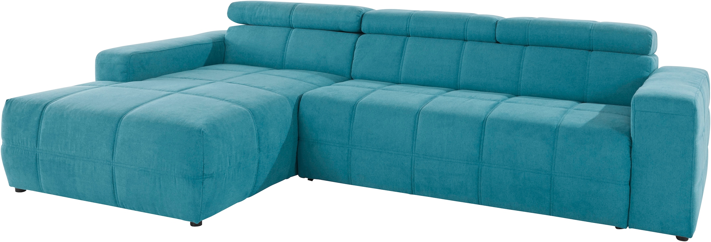 DOMO collection Ecksofa "Brandon B/T/H: 289/177/80 cm, whlw. mit Sitztiefen günstig online kaufen