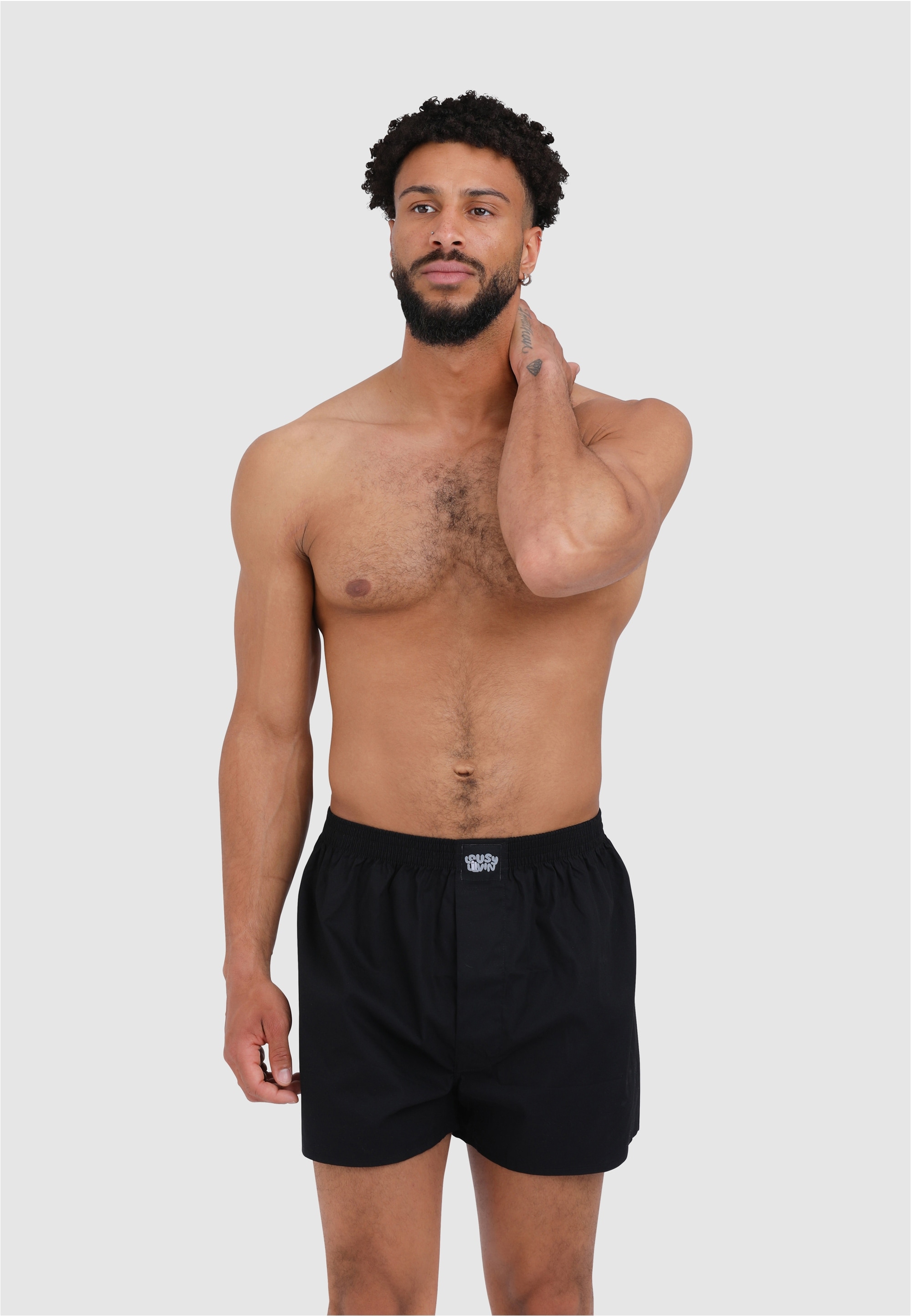 Lousy Livin Boxershorts "3Pack Boxershorts Plain 3 Pack" mit lockerem Schnitt