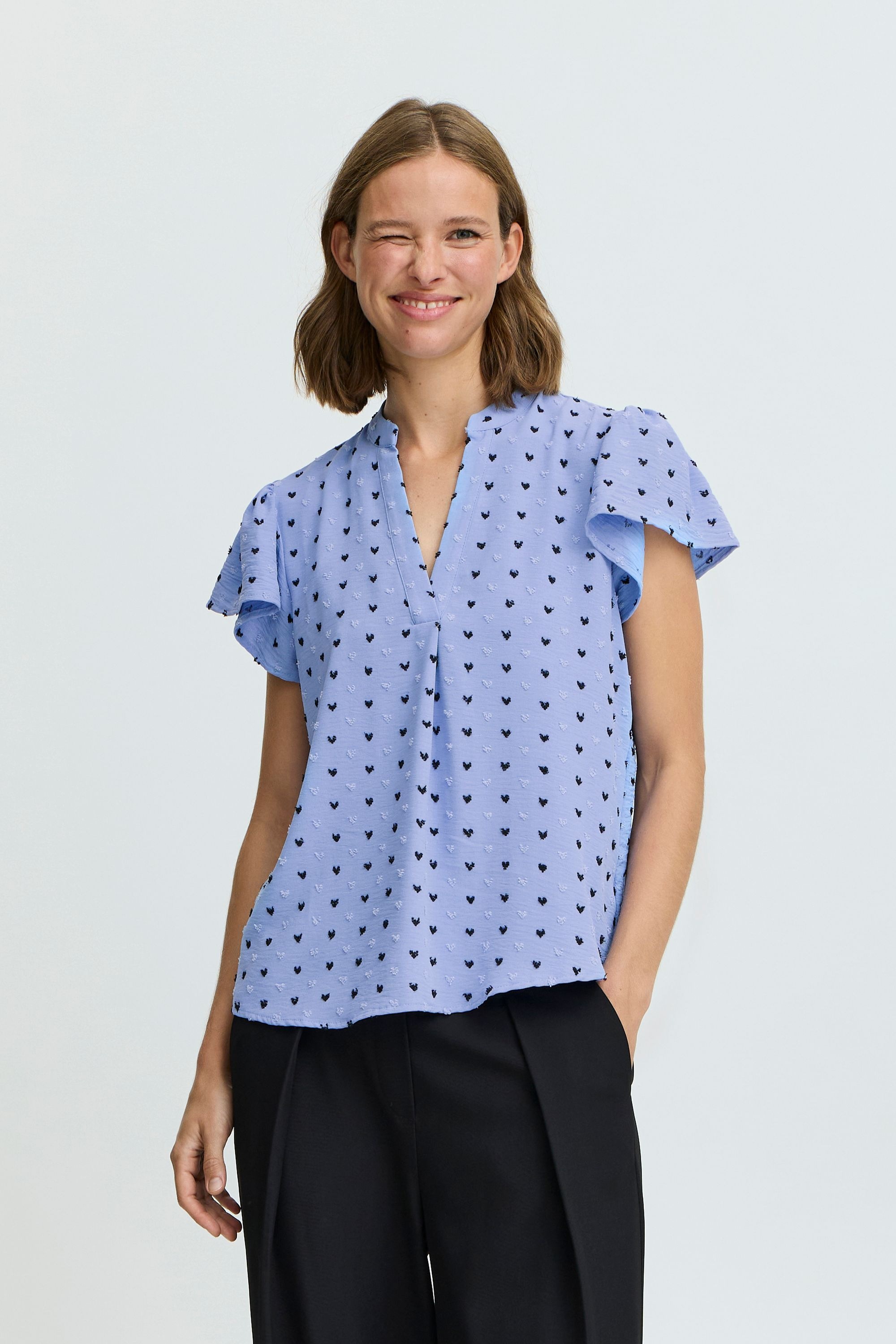 b.young Longbluse »Tunika BYIPRIK SS BLOUSE -«