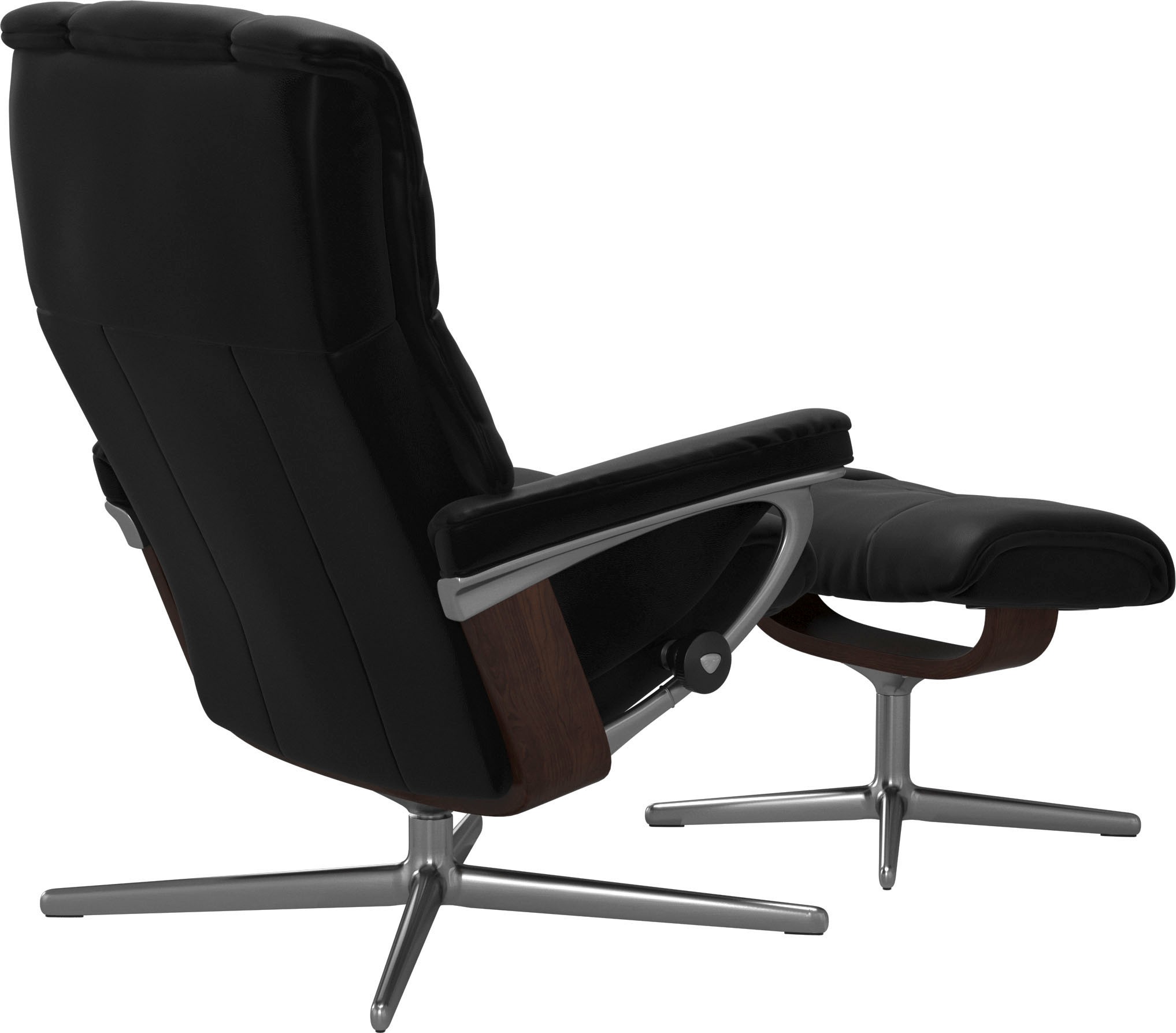 Stressless® Relaxsessel »Mayfair«, mit Cross Base, Größe S, M & L, Holzakzent Braun