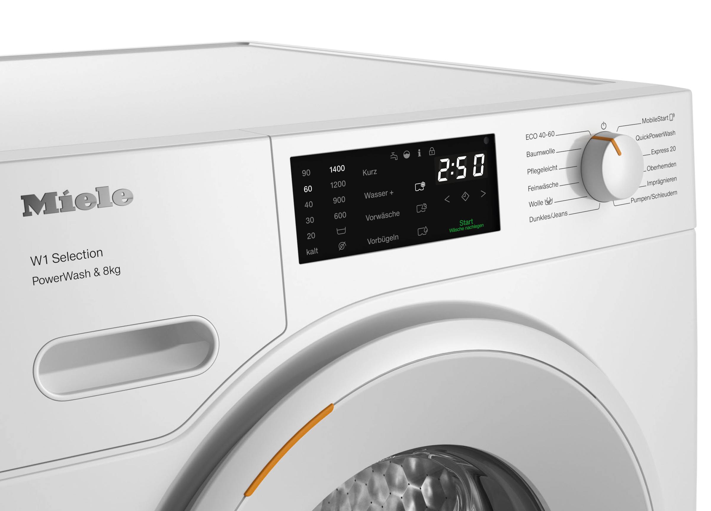 Miele Waschmaschine »WSB363 WPS PWash&8kg«, 8 kg, 1400 U/min