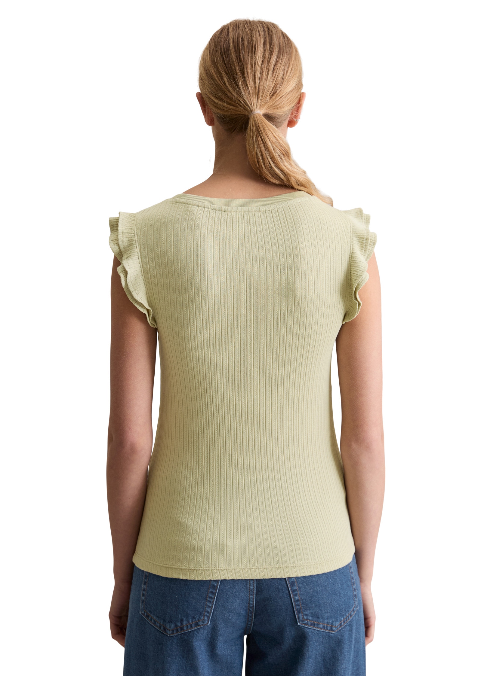 Marc O'Polo DENIM T-Shirt »aus modernem Ribbjersey«