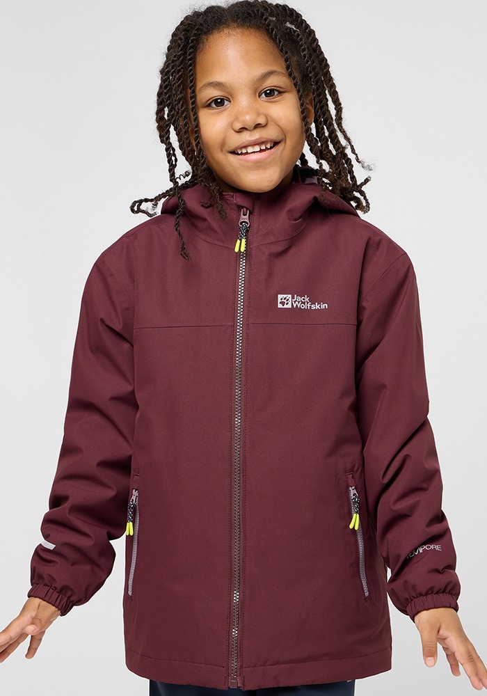 Jack Wolfskin 3-in-1-Funktionsjacke "SNOWCURL 3IN1 JACKET K", mit Kapuze