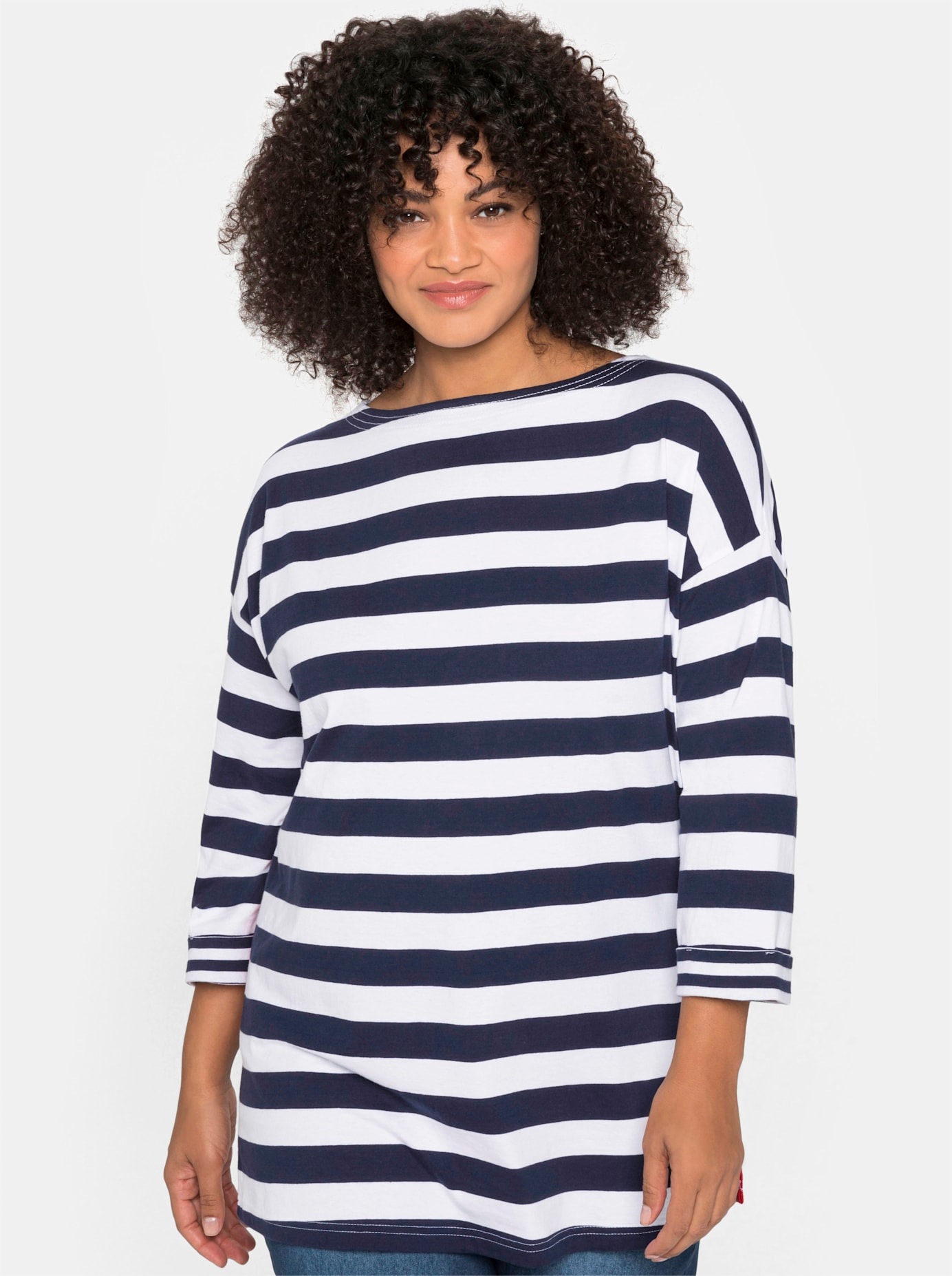 Sheego 3/4-Arm-Shirt "3/4-Arm-Shirt", 1 Stk. günstig online kaufen