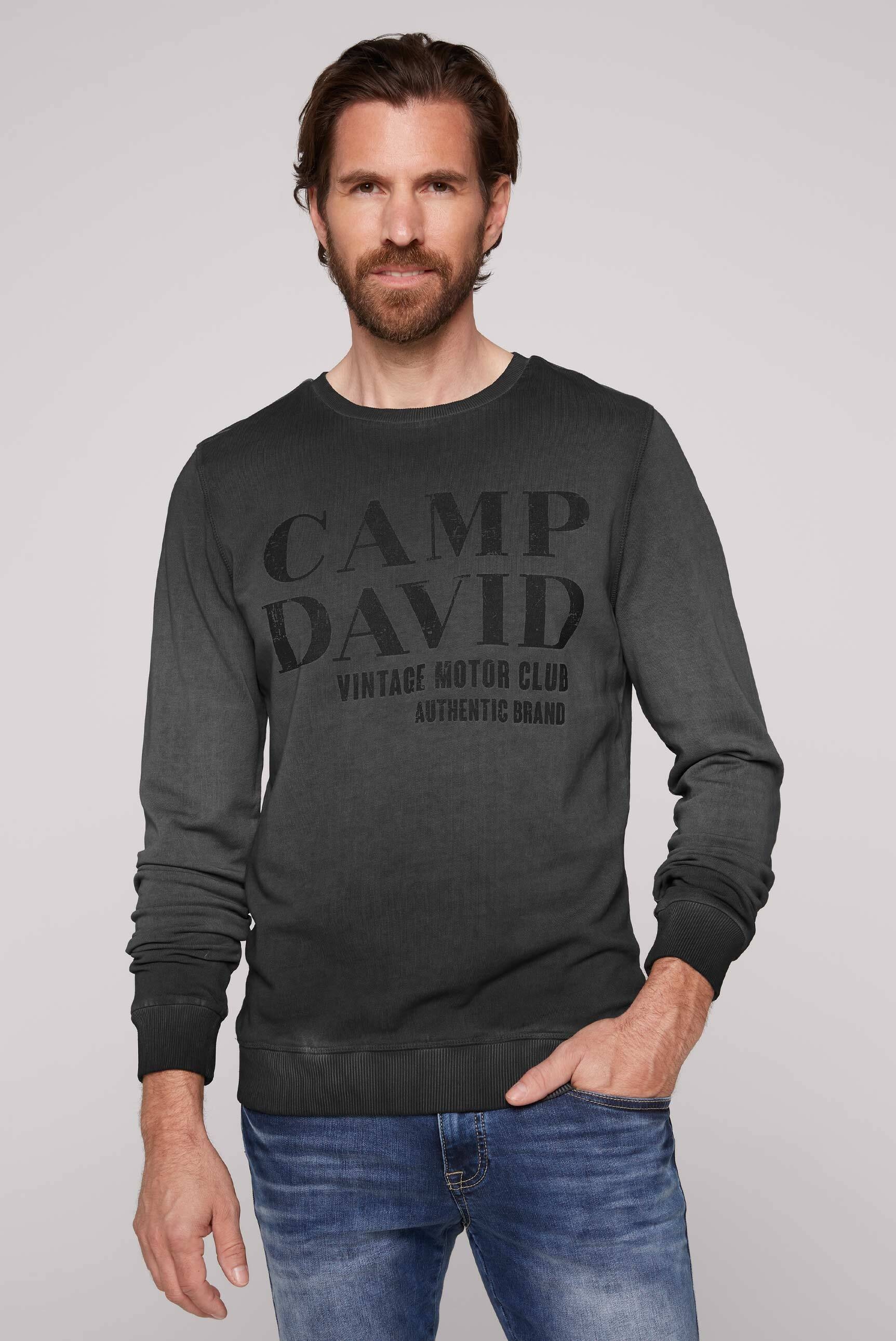 CAMP DAVID Sweater, aus Baumwolle