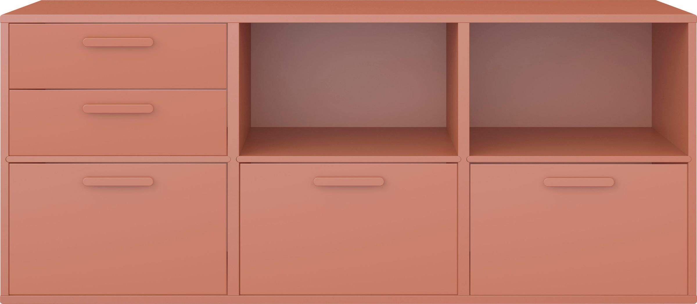 Hammel Furniture Sideboard »Keep by Hammel Modul 005«, 3 feste  Einlegeböden, Wandmontage/ stehend montierbar, Breite 133,8 cm | BAUR