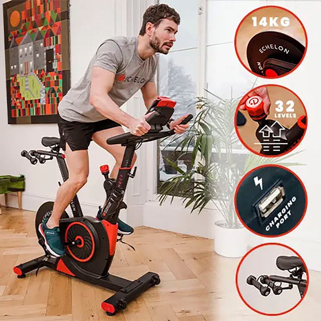 Echelon Heimtrainer »EX-3 Smart Connect«, Schwungmasse ca. 14 kg, 32 Widerstandsstufen