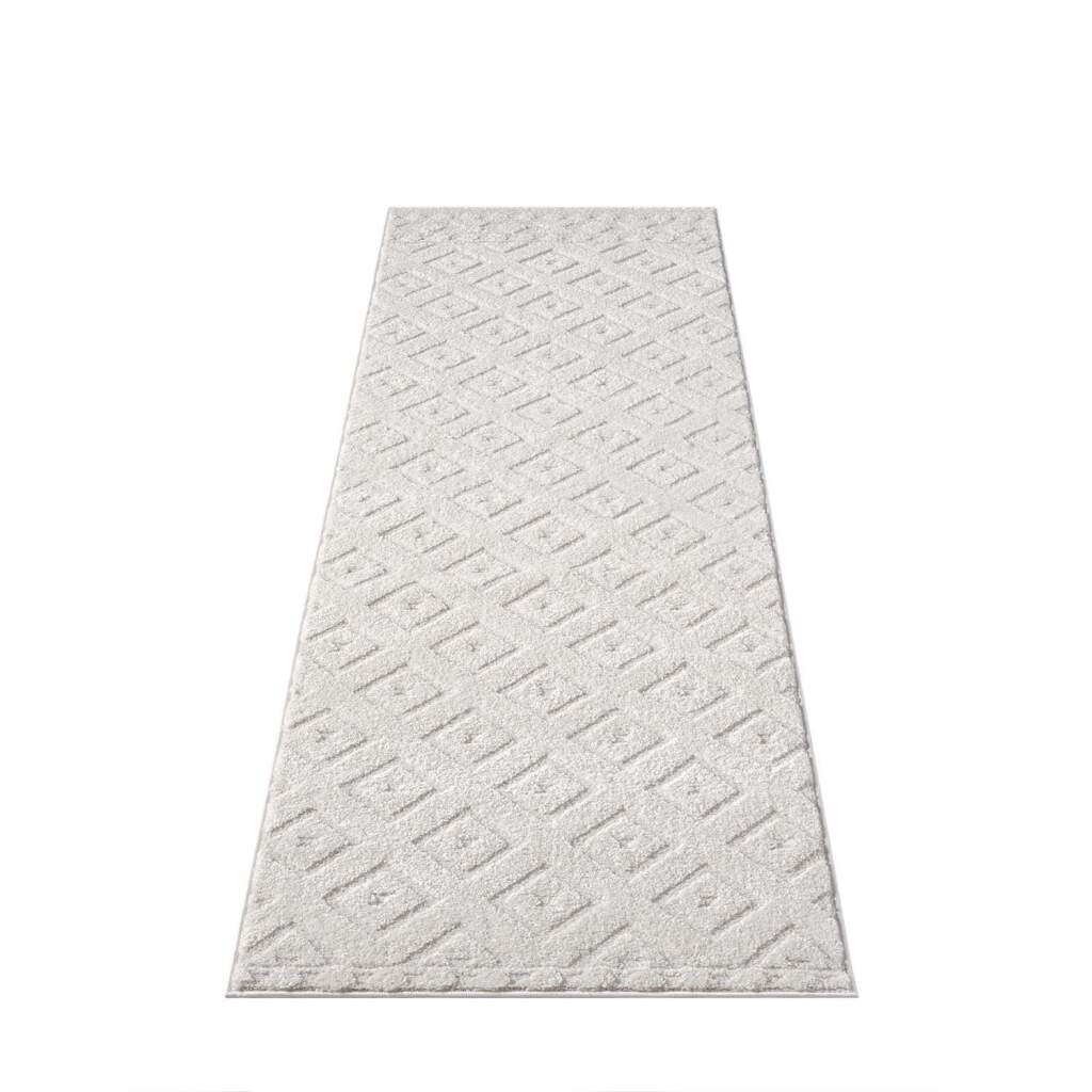Carpet City Teppich "LOUNGE 9999" rechteckig 15 mm Höhe Kurzflor-Teppich Mo günstig online kaufen