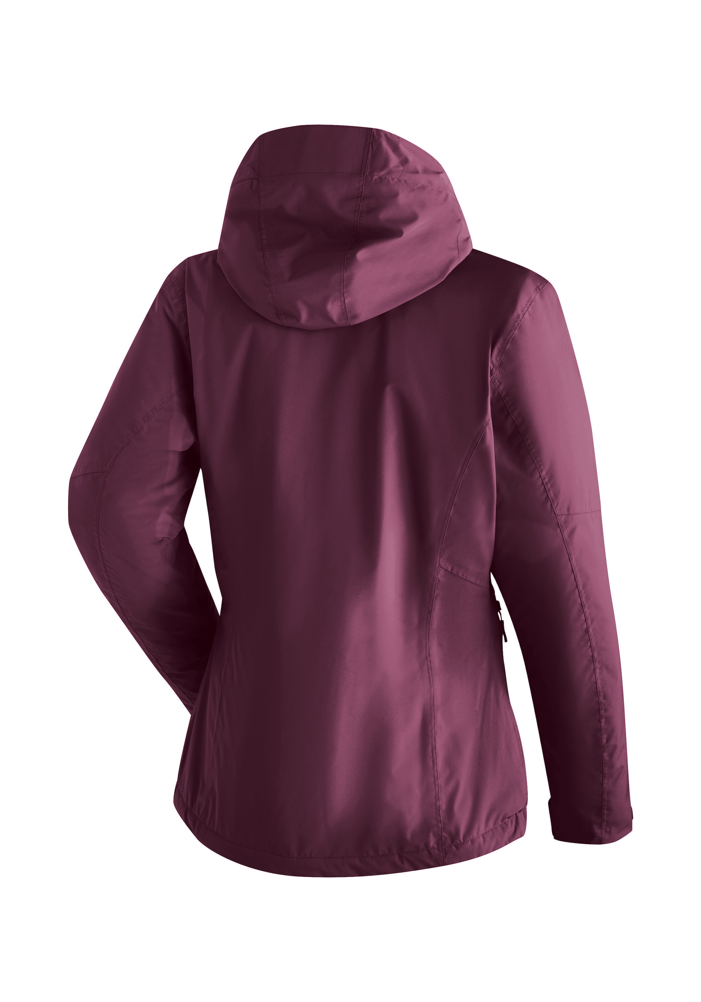 Maier Sports Outdoorjacke »Metor Therm Rec W«, Damen Regenjacke, atmungsaktiv wasserdicht, wattierte Funktionsjacke