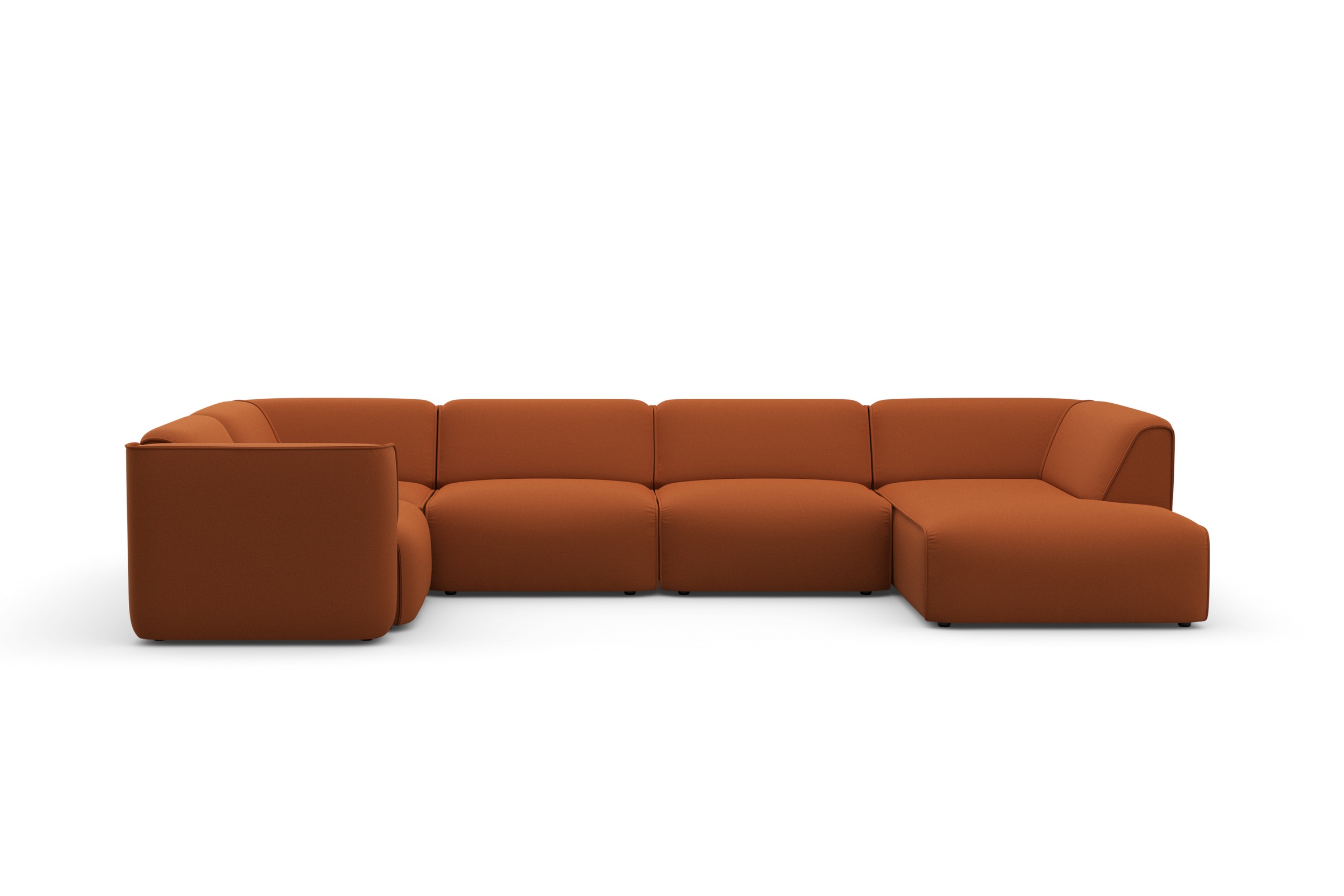 OTTO home Wohnlandschaft "Merid U-Form, B: 367 cm" jederzeit durch Module e günstig online kaufen