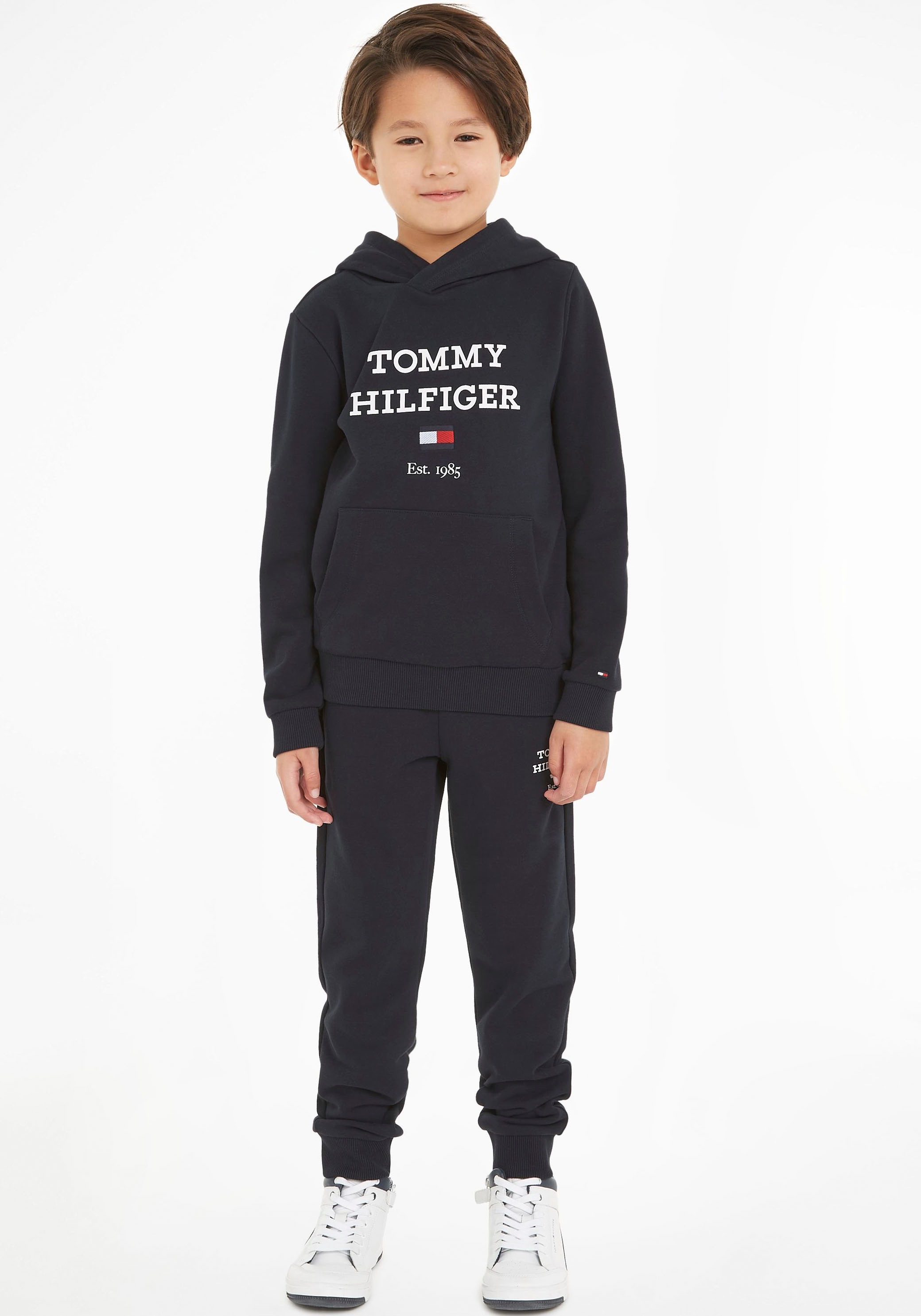 TOMMY HILFIGER Sportinis megztinis su gobtuvu »TH LOG...