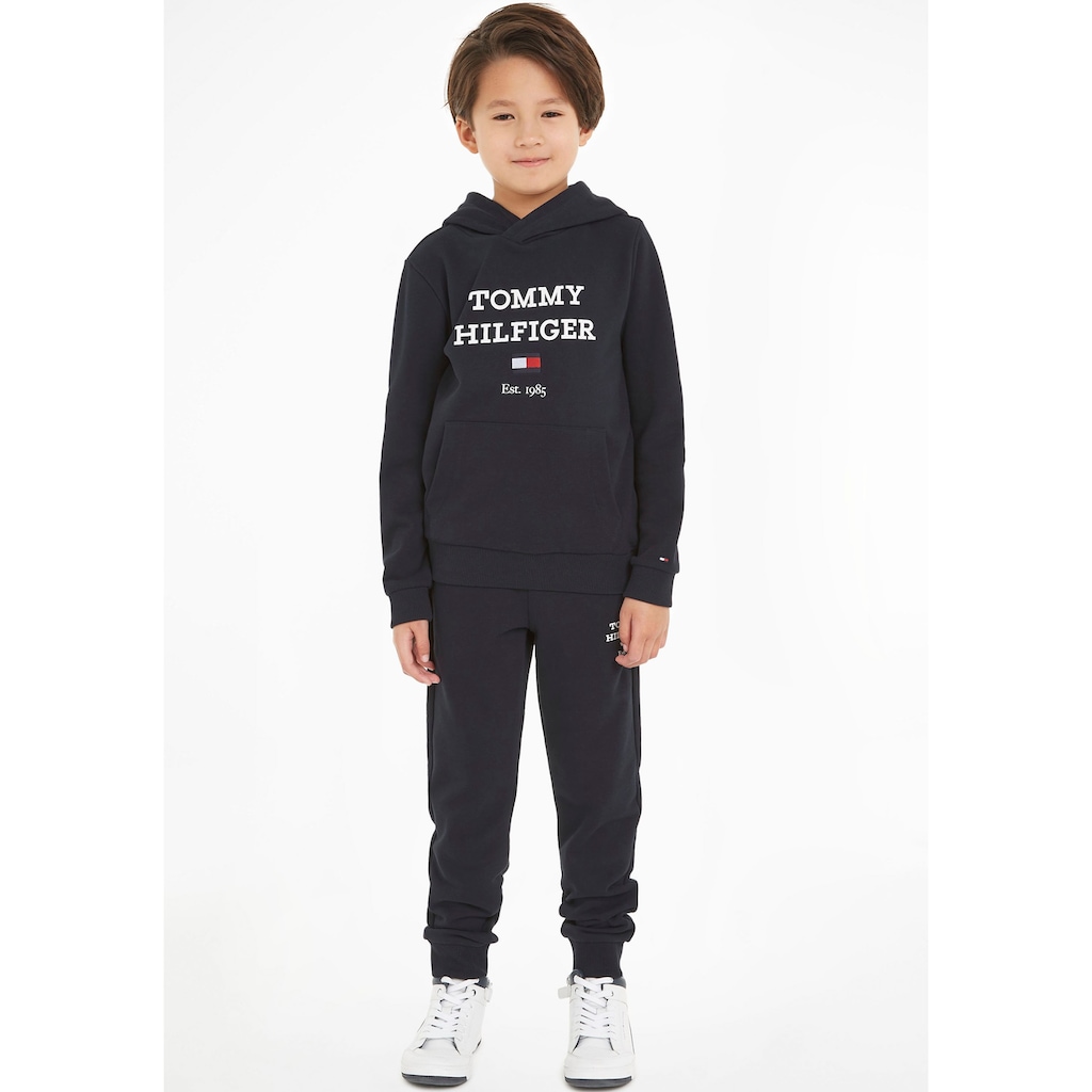 Tommy Hilfiger Kapuzensweatshirt »TH LOGO HOODIE SWEATSET«