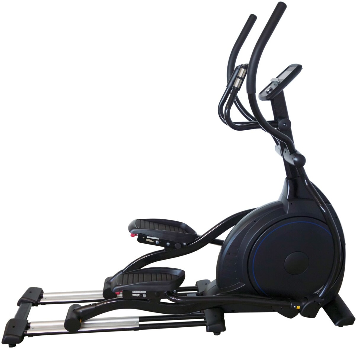 U.N.O. FITNESS Ellipsentrainer "XE 5500", ohne Unterlegmatte, schwarz, Crosstrainer, Schwungmasse ca. 30 kg, 16 Widerstandsstufen