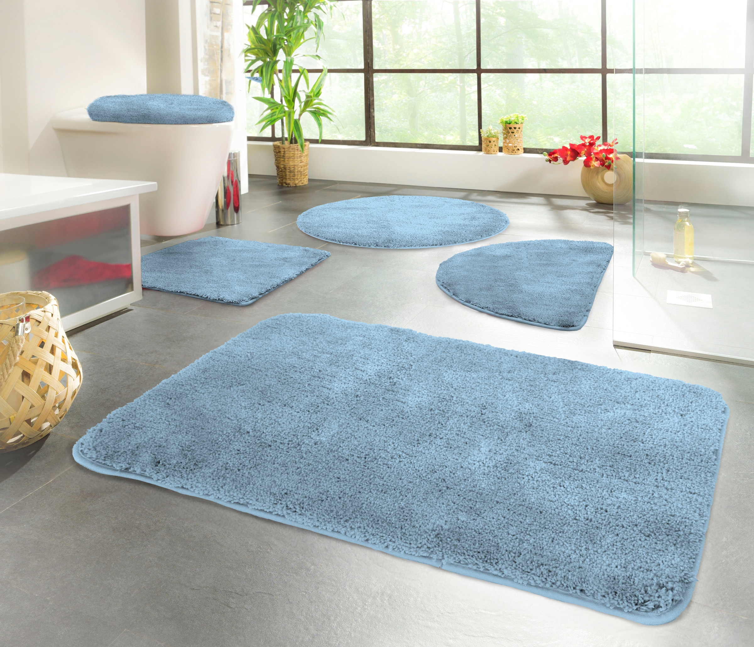 KiNZLER Badematte "Chaozhou" Höhe 20 mm rutschhemmend beschichtet fußbodenh günstig online kaufen