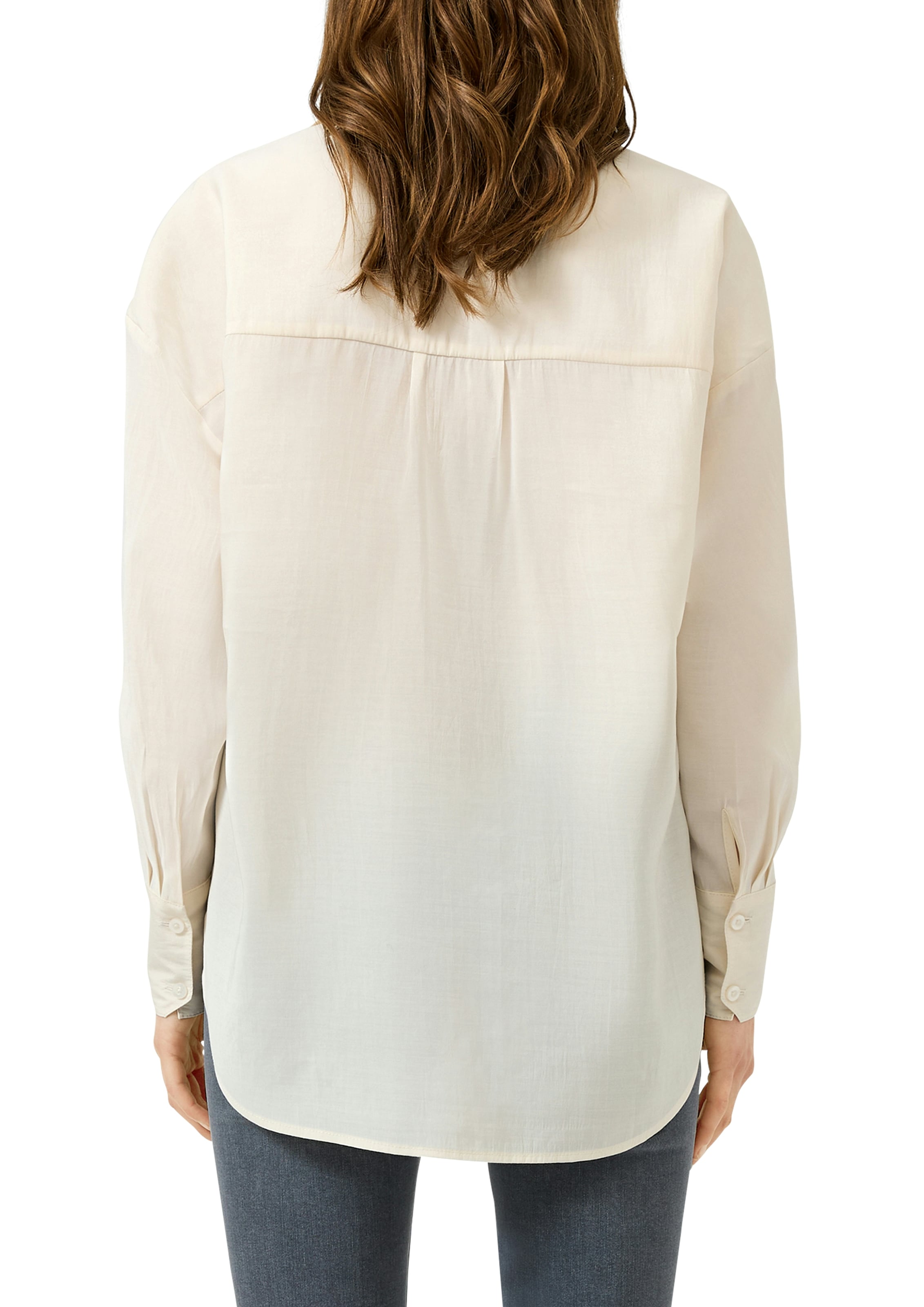 QS Langarmbluse mit Knopfleiste