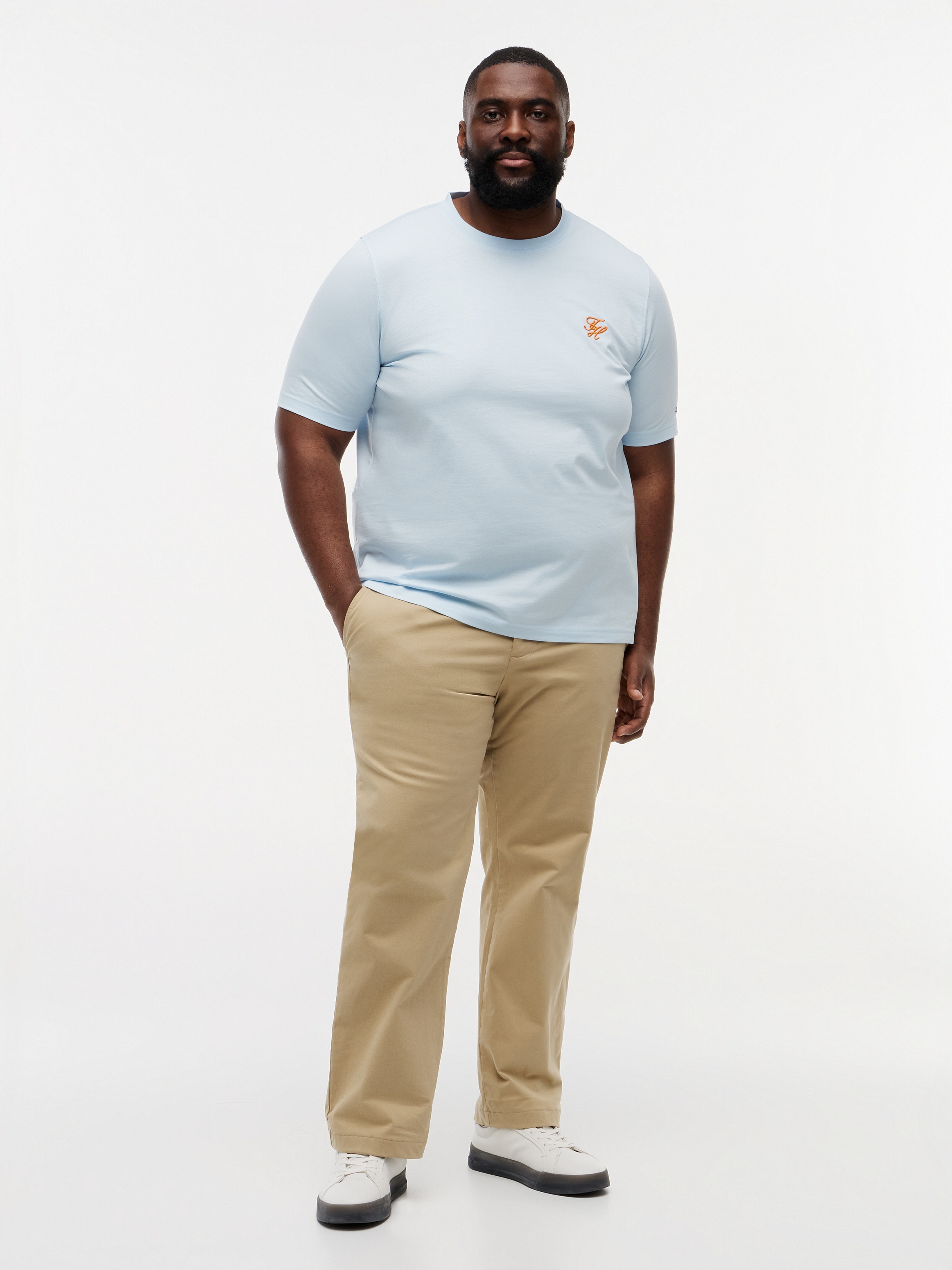 Tommy Hilfiger Big & Tall T-Shirt »BT-SCRIPT MONOGRAM SWIMSHOP« Große Größen, Jersey, Logo-Stickerei