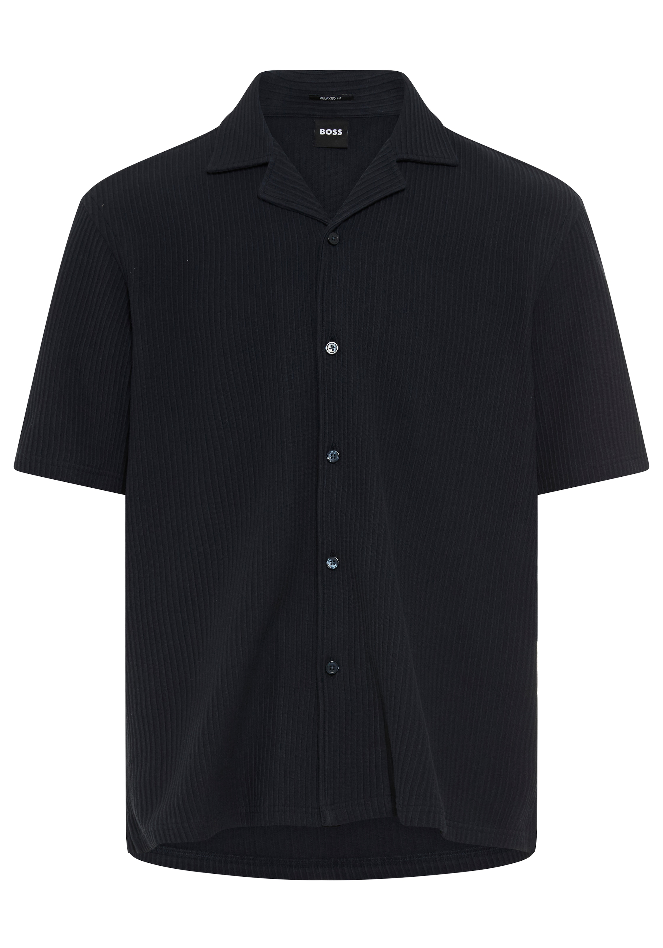 BOSS Kurzarmhemd "C-LARS CAMP B-262" Overshirt mit Freizeitkragen, Relaxed günstig online kaufen