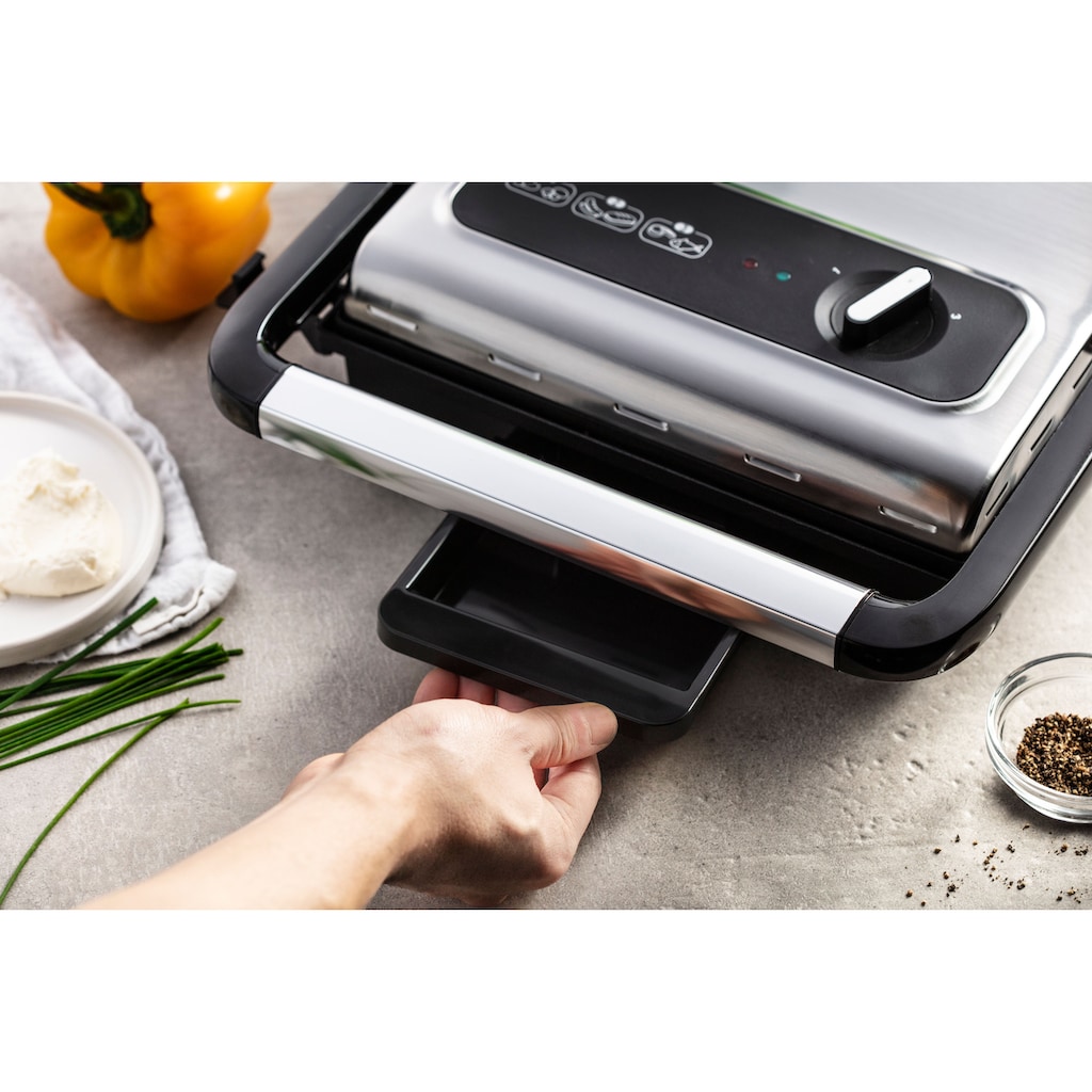 Tefal Kontaktgrill »GC242D Inicio Grill Adjust«, 2000 W