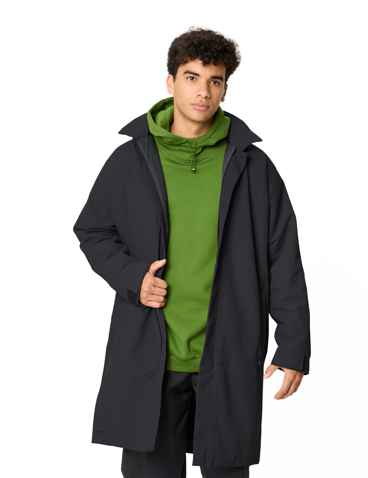 VAUDE Trenchcoat »MEN'S COREWAY PADDED TRENCHCOAT« mit leichter Wattierung, mit Zwei-Wege-Reißverschluss