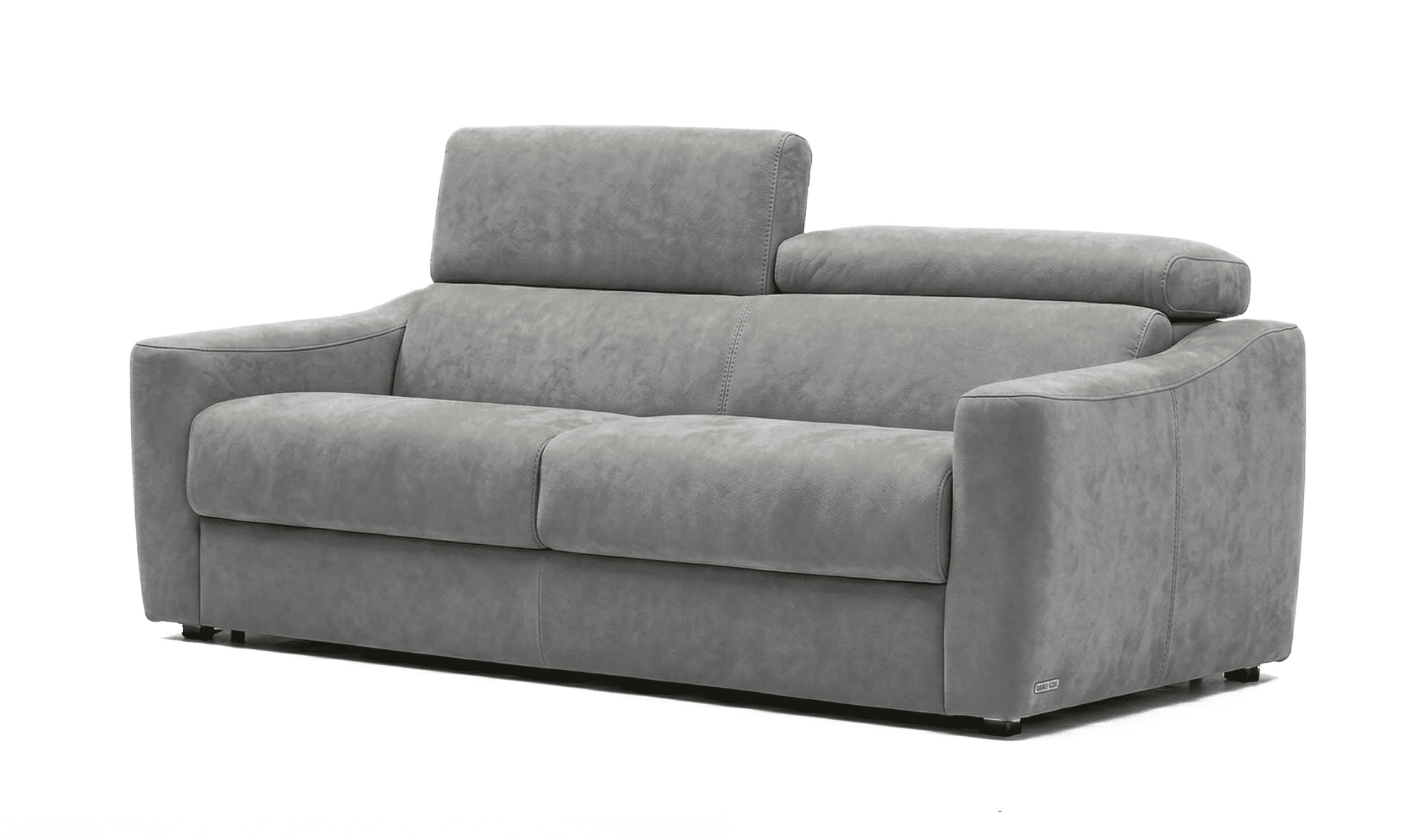 Egoitaliano Schlafsofa "STRIKE, Made in Italy-Designsofa mit Dauerschlaffunktion,Breite 195 cm" Bettsofa, Luxus-Microfaser Lederoptik mit verstellbaren Kopfstützen