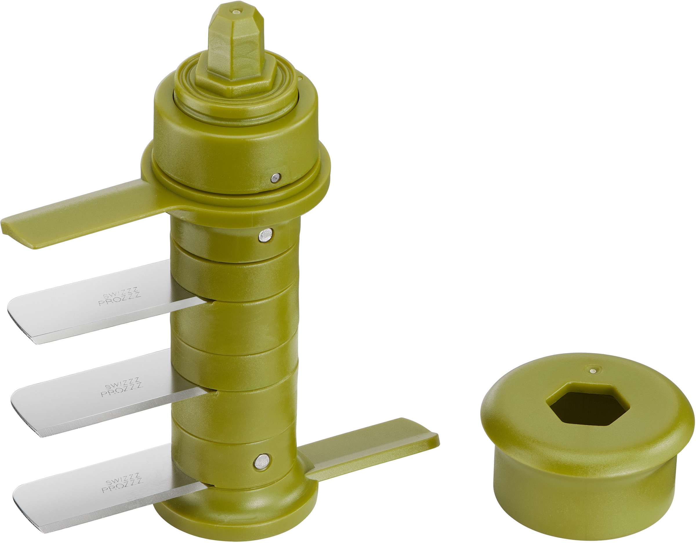 Thumbnail - Tefal Gemüsehacker "K16441 + K16443 Jamie Oliver Chop & Shaker" Zerkleinerer, 450 ml, Edelstahlklingen, Deckel, Messskal...