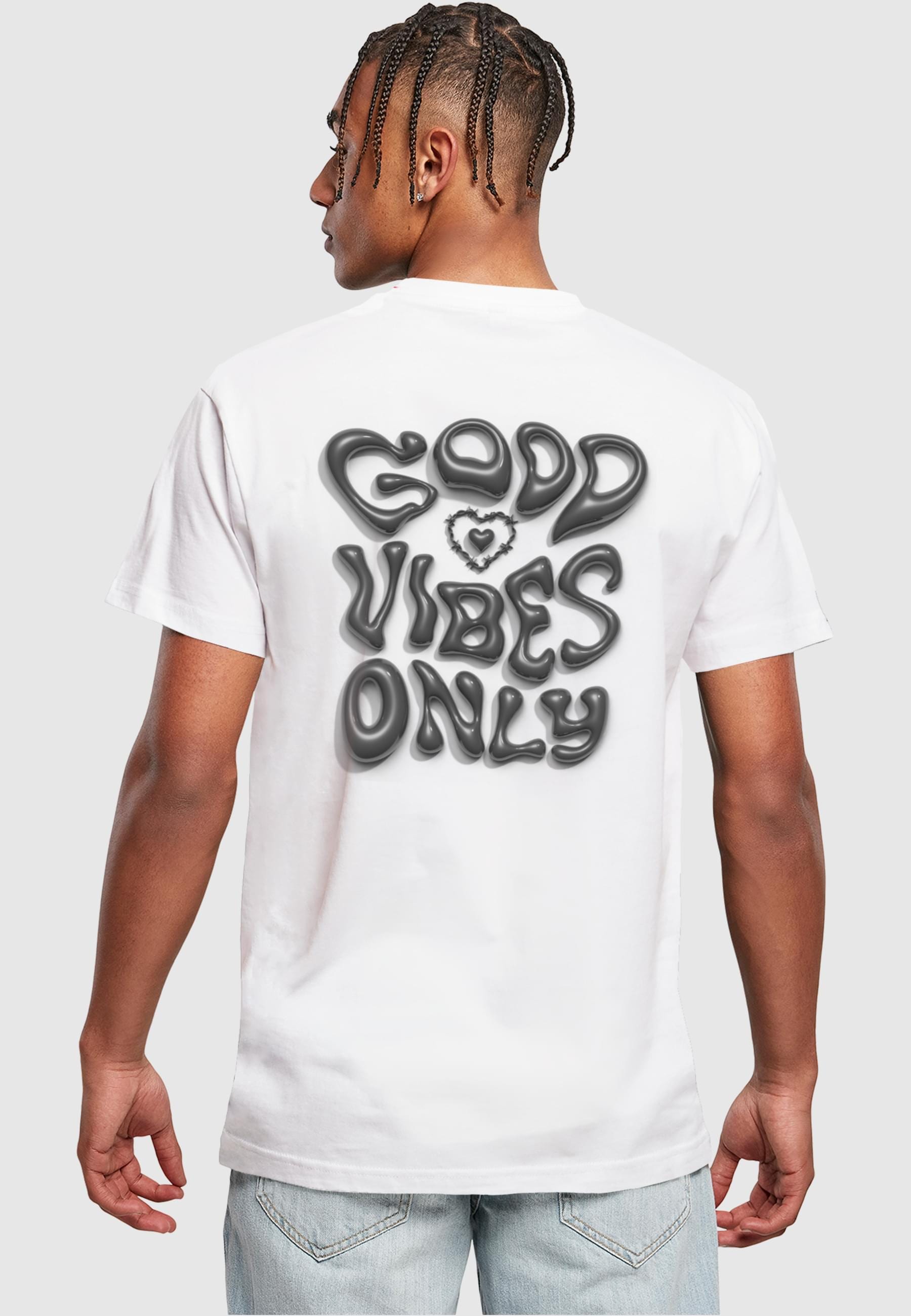 MisterTee T-Shirt »MisterTee Herren Good Vibes Only Tee«, (1 tlg.)