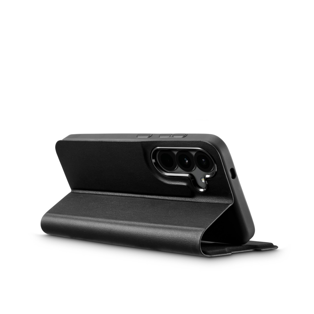 Hama Smartphone-Hülle »Handytasche "Eco Premium" für Samsung Galaxy S25+, Schwarz«, aus mindestens 20% recycelten Materialien