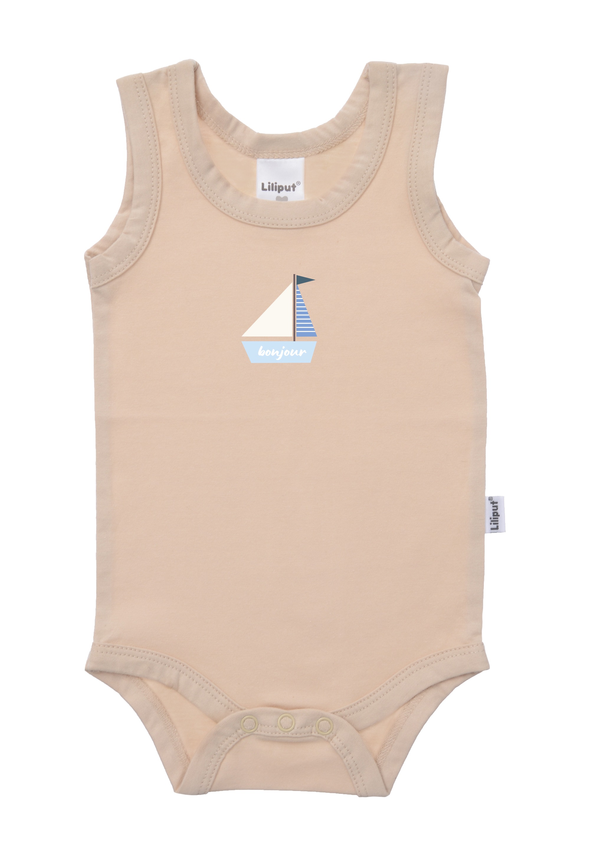 Thumbnail - Liliput Body "Boot" 2 Stk. Doppelpack mit Rundhalsausschnitt