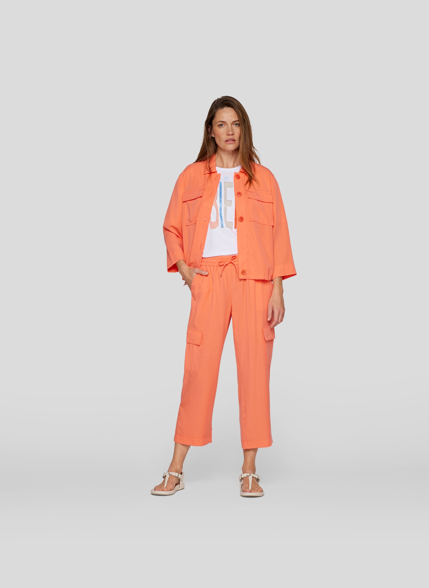 Rabe Jerseyhose »Rabe Cargohose mit Gummibund und Taschen«