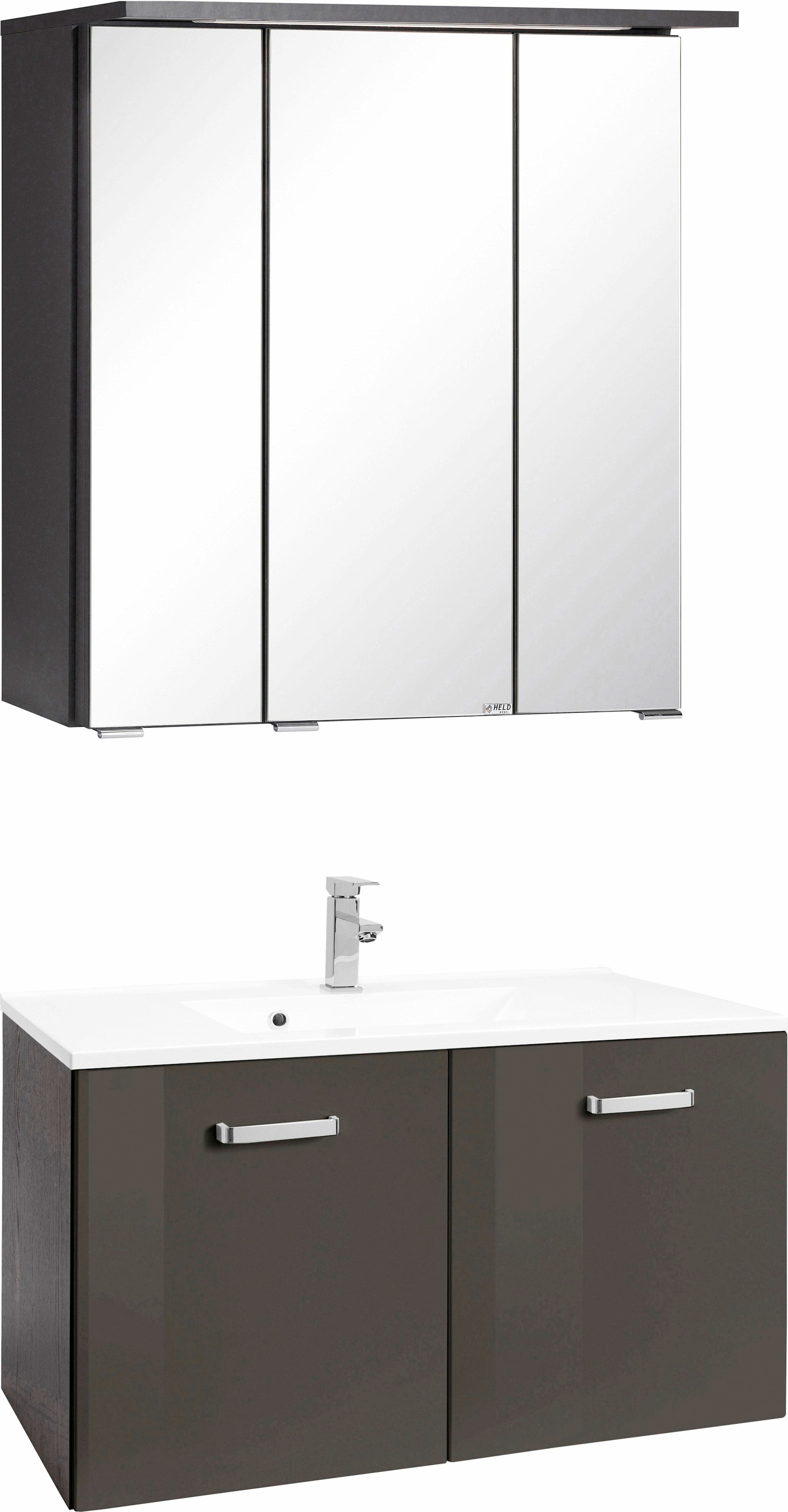 welltime Badmöbel-Set "Ravenna" 2 Stk. tlg. Breite 60 cm günstig online kaufen