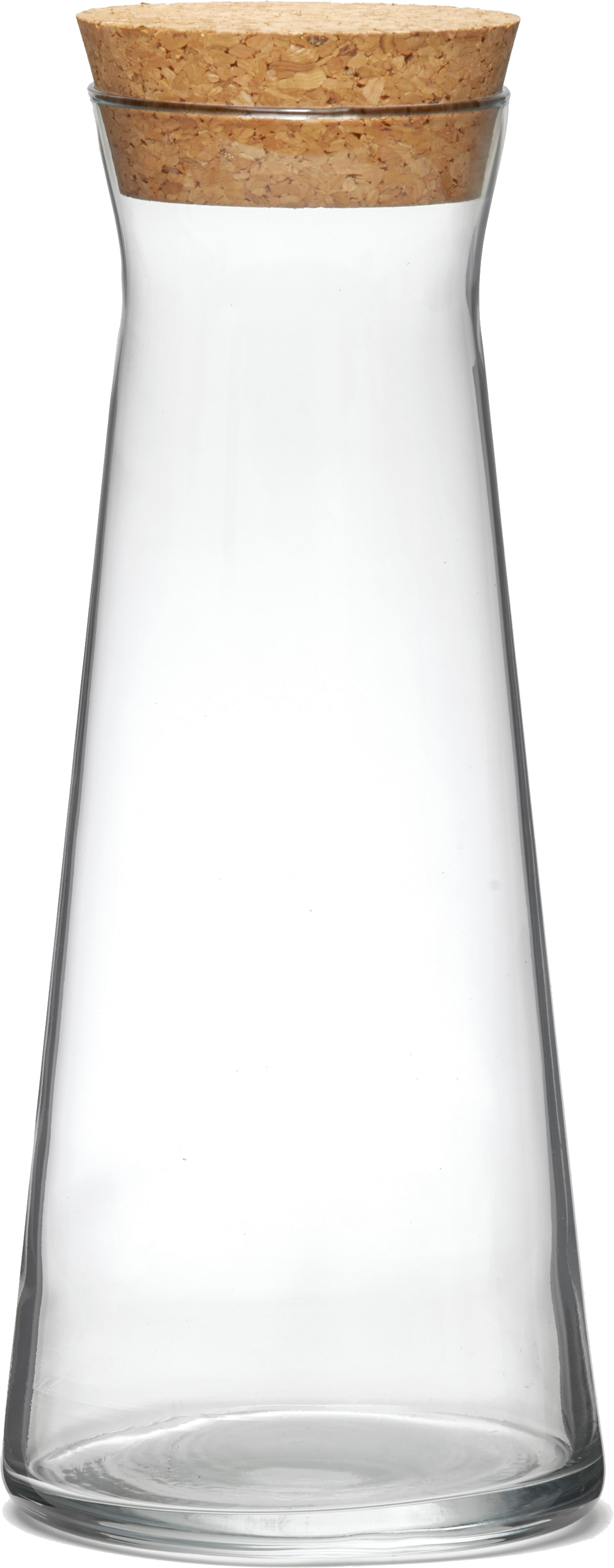 van Well Karaffe "Glas-Karaffe mit Korkdeckel "Eco", 1,0 Liter" ideal für W günstig online kaufen