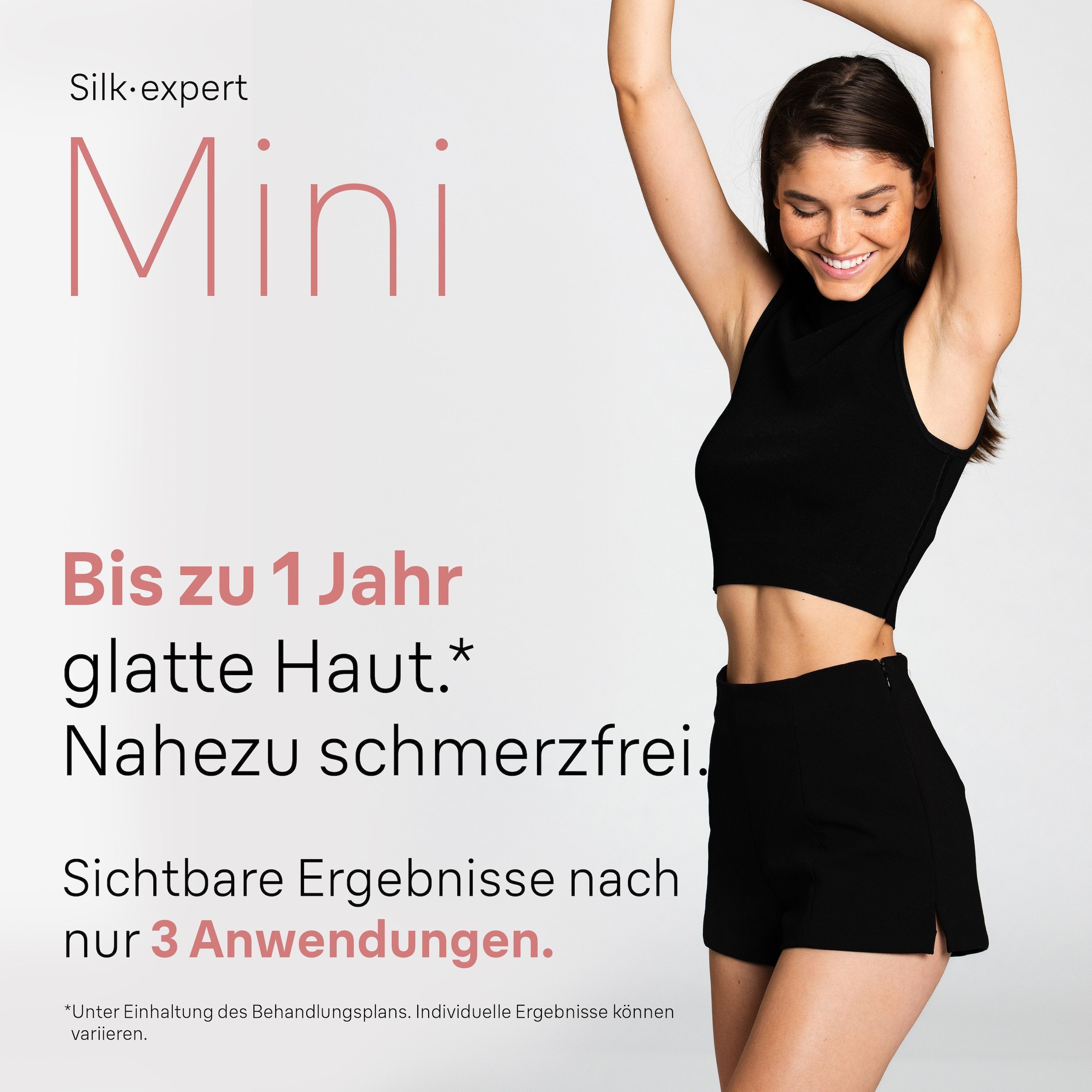 Braun IPL-Haarentferner »Silk-expert PL1000«, Mini-Haarentfernungsgerät, kompakte Größe für unterwegs