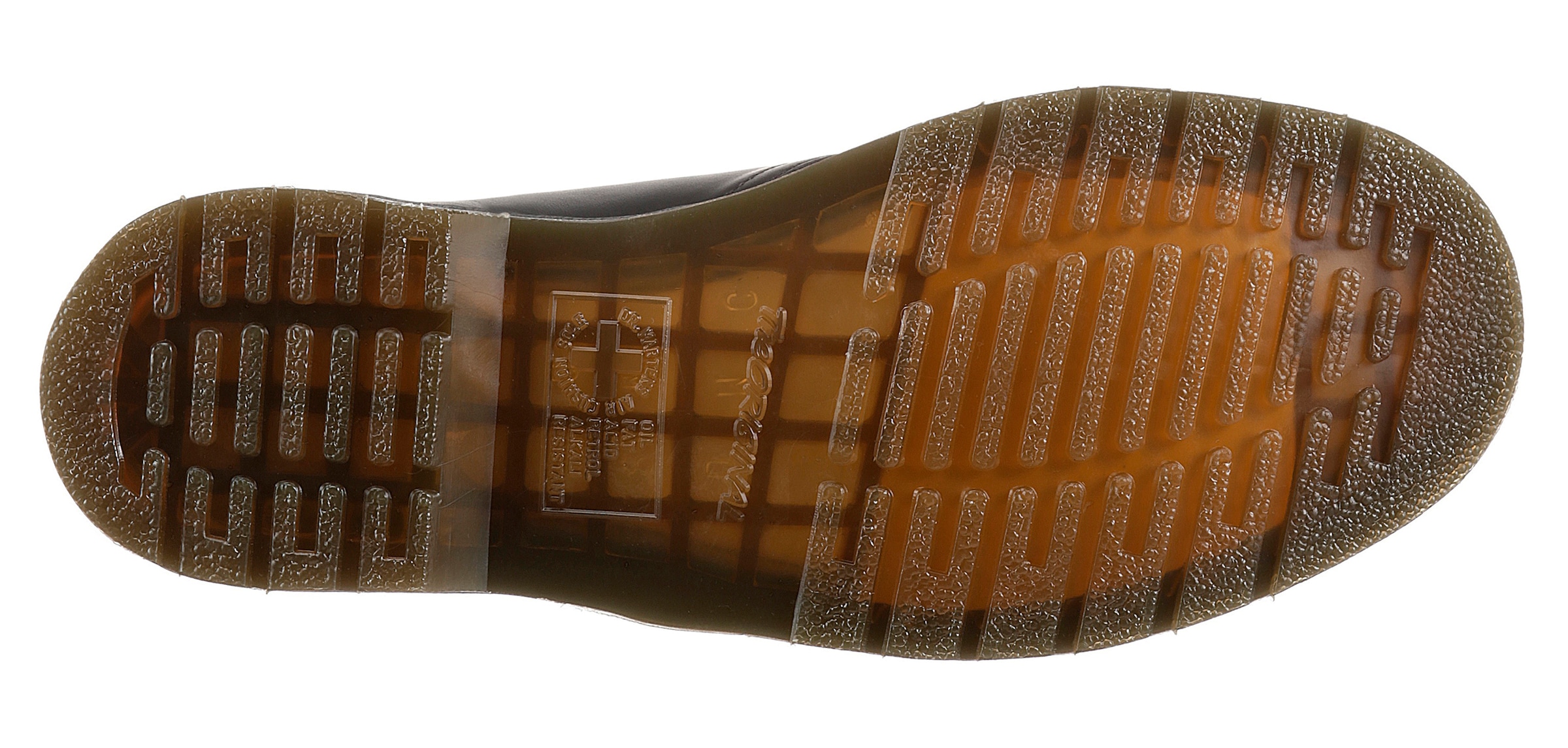 DR. MARTENS Schnürschuh »1461 3 Eye Shoe NAPPA«, Freizeitschuh, Halbschuh, schmale Form mit Luftkammern Laufsohle